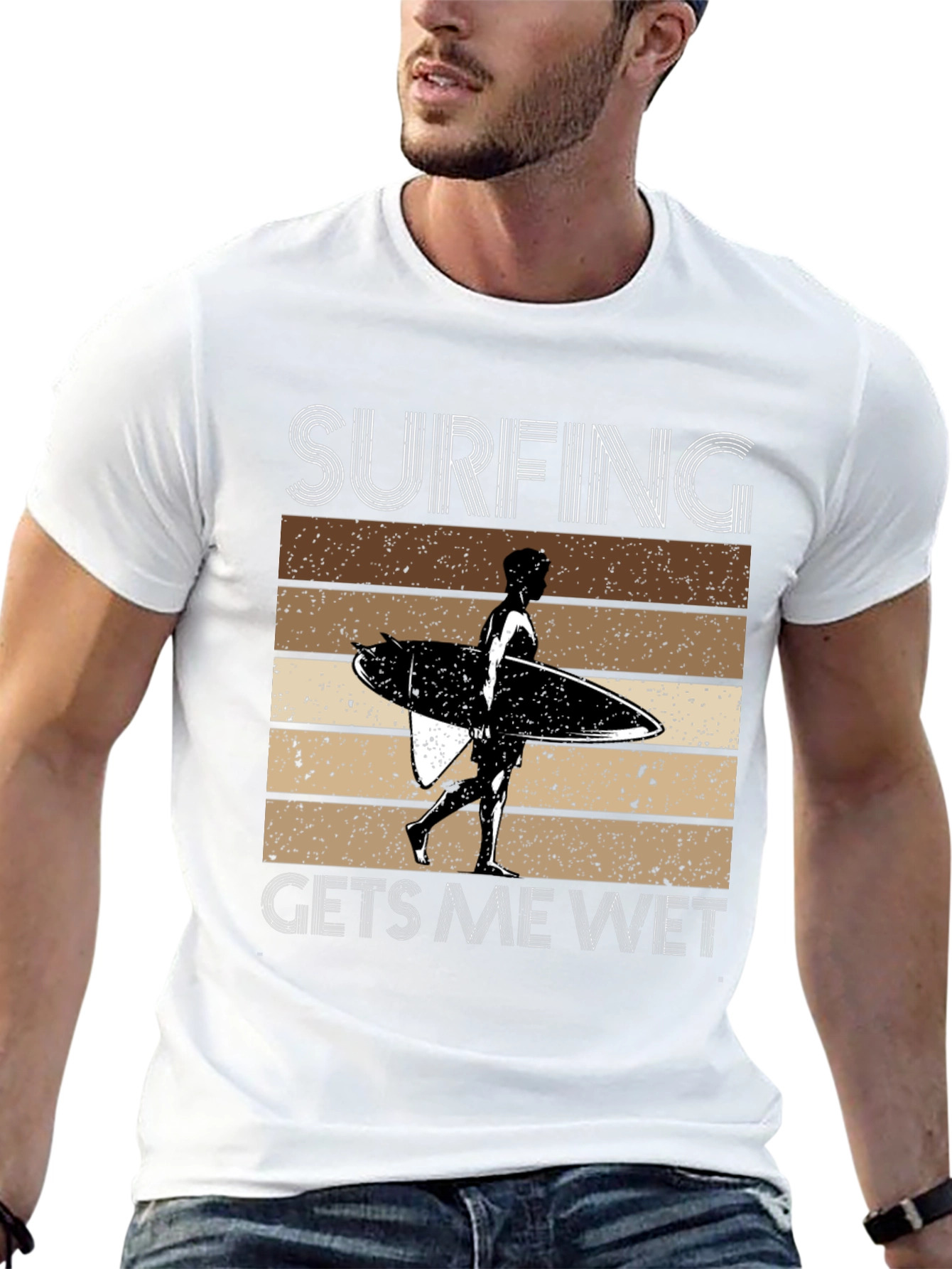 Surfing Gets Me Wet T-Shirt