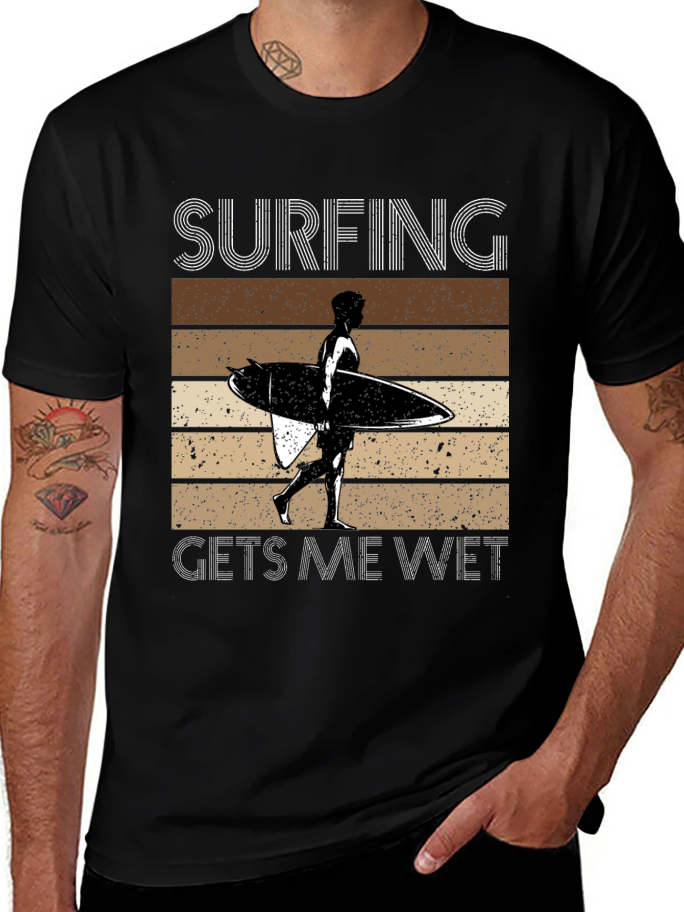 Surfing Gets Me Wet T-Shirt