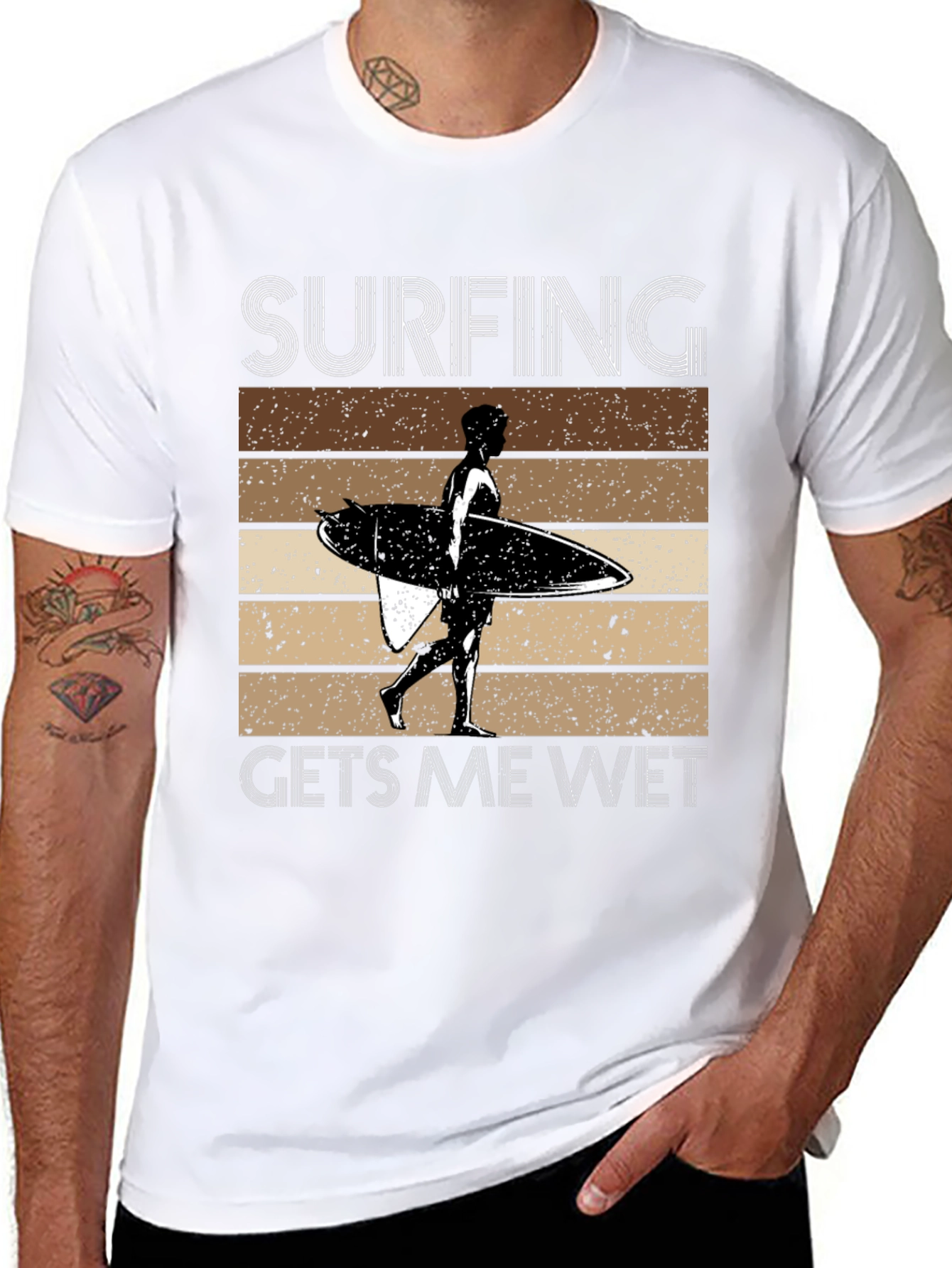 Surfing Gets Me Wet T-Shirt