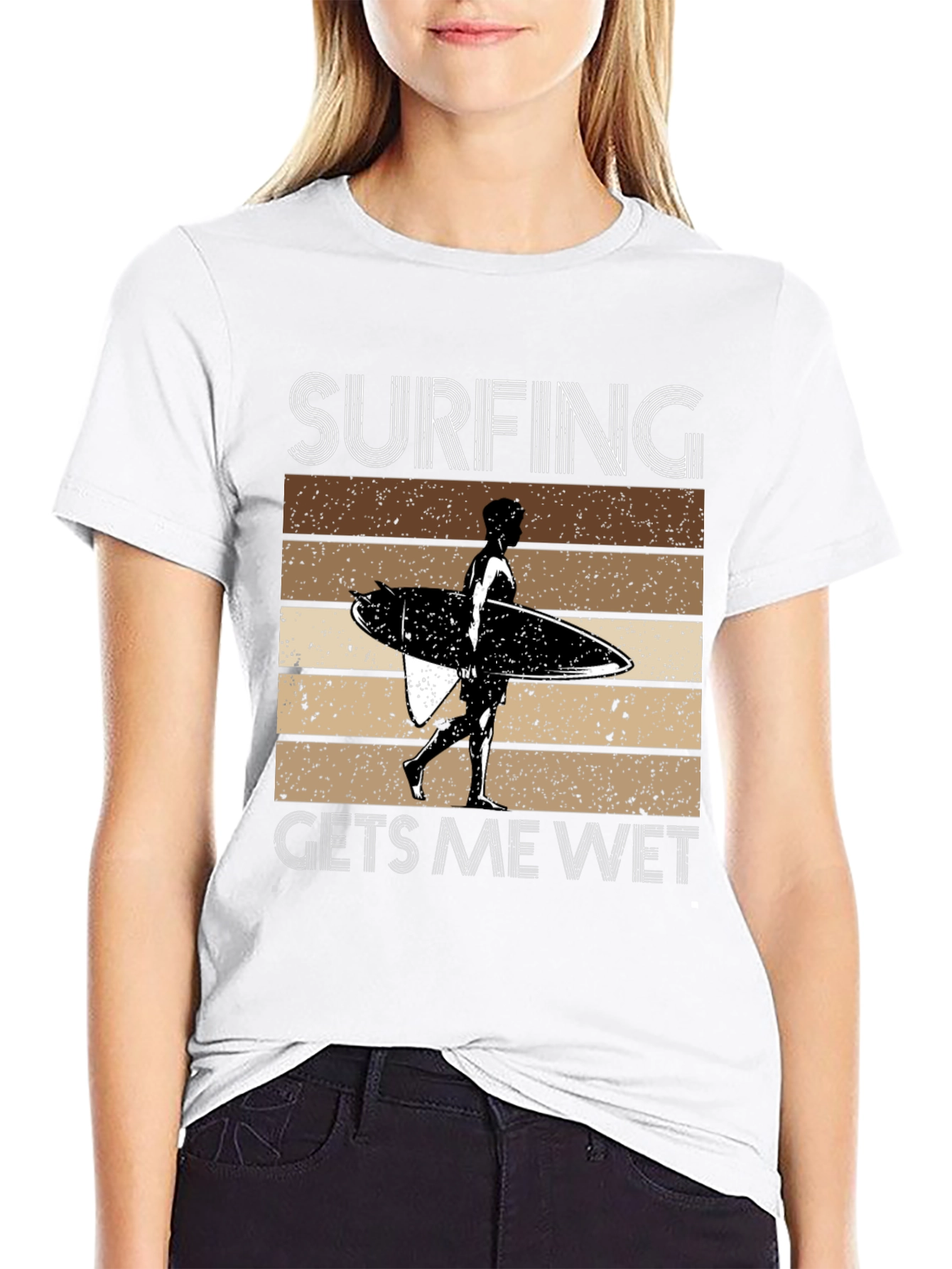 Surfing Gets Me Wet T-Shirt