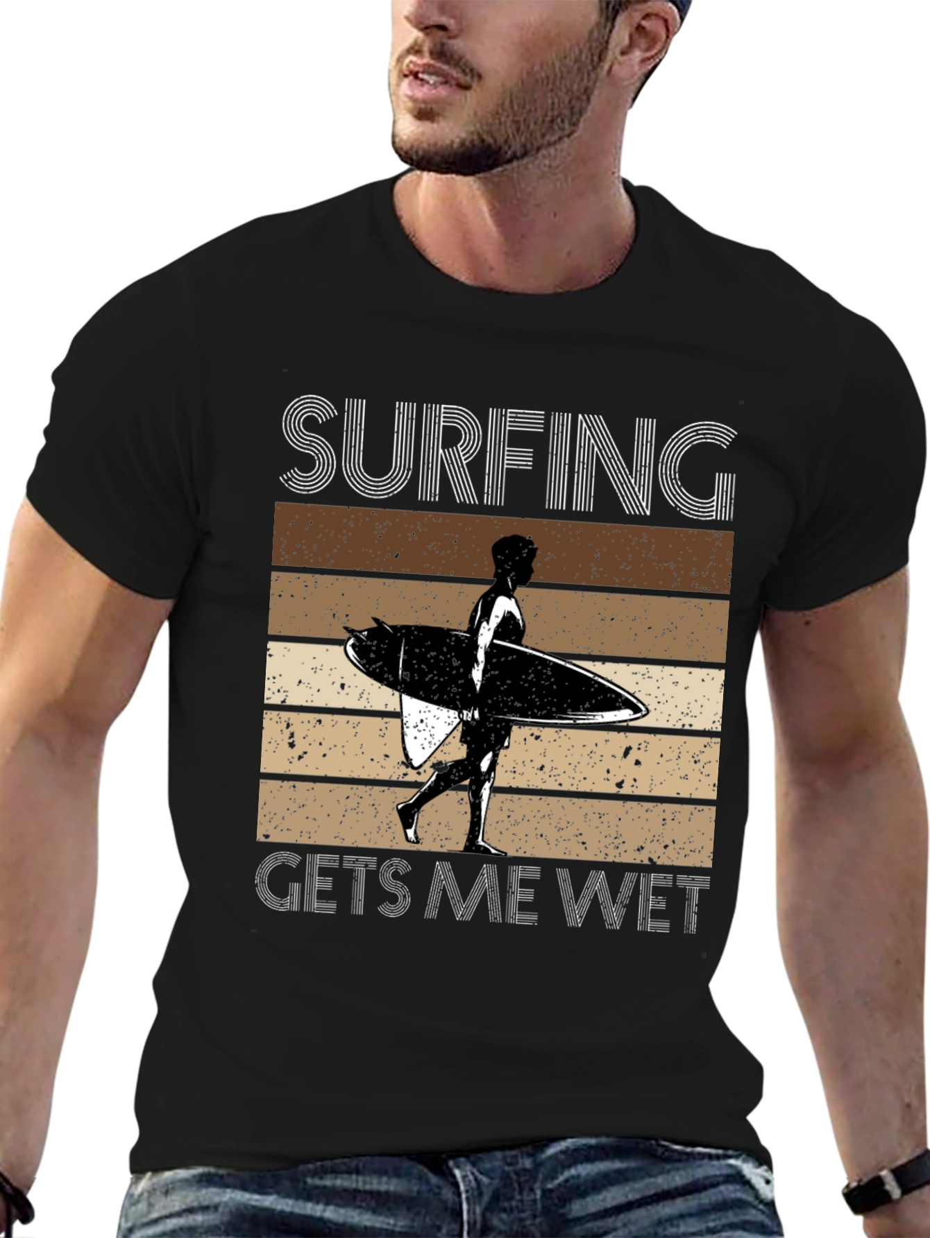 Surfing Gets Me Wet T-Shirt