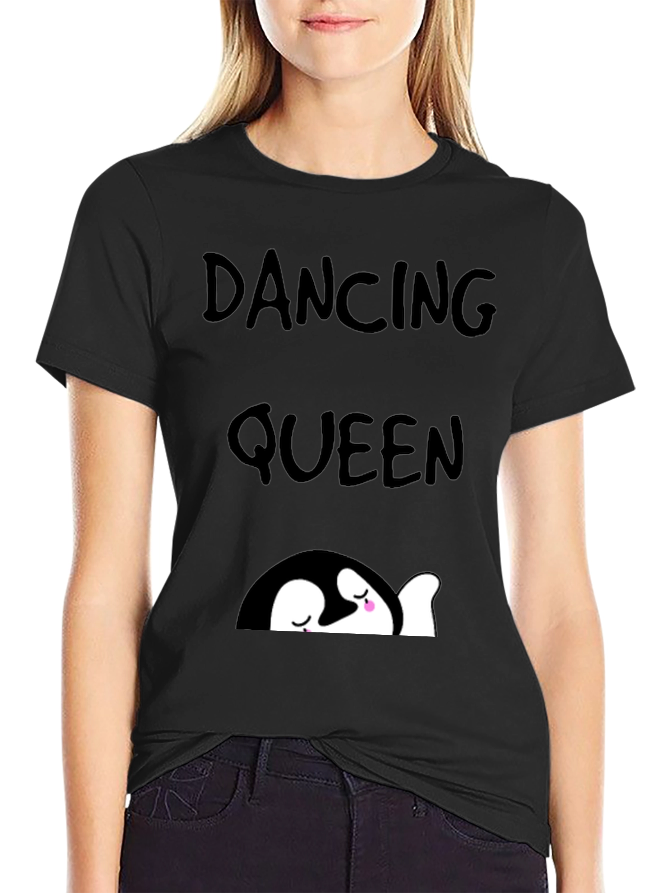 Dancing Queen Penguin Graphic Tee
