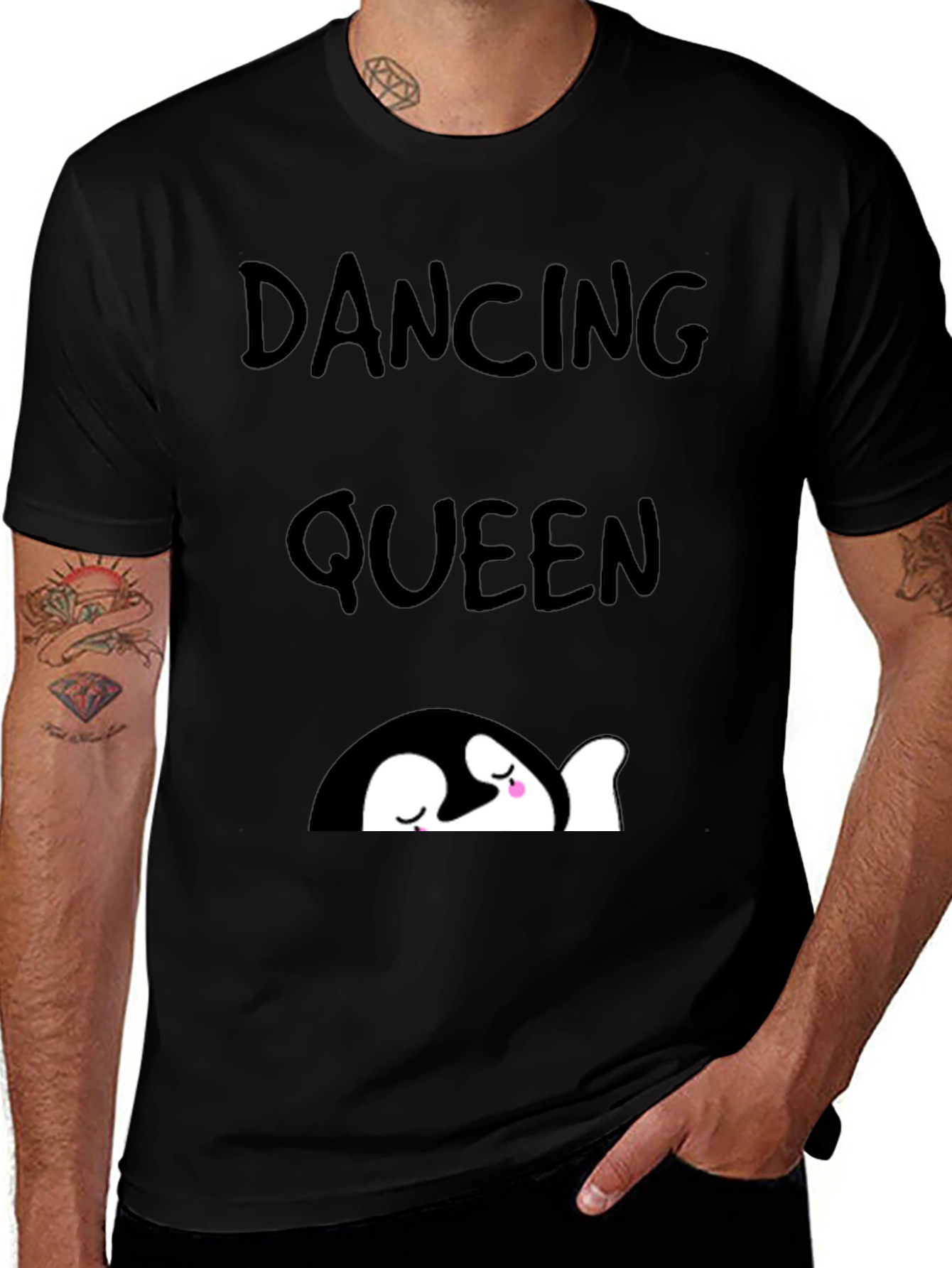 Dancing Queen Penguin Graphic Tee