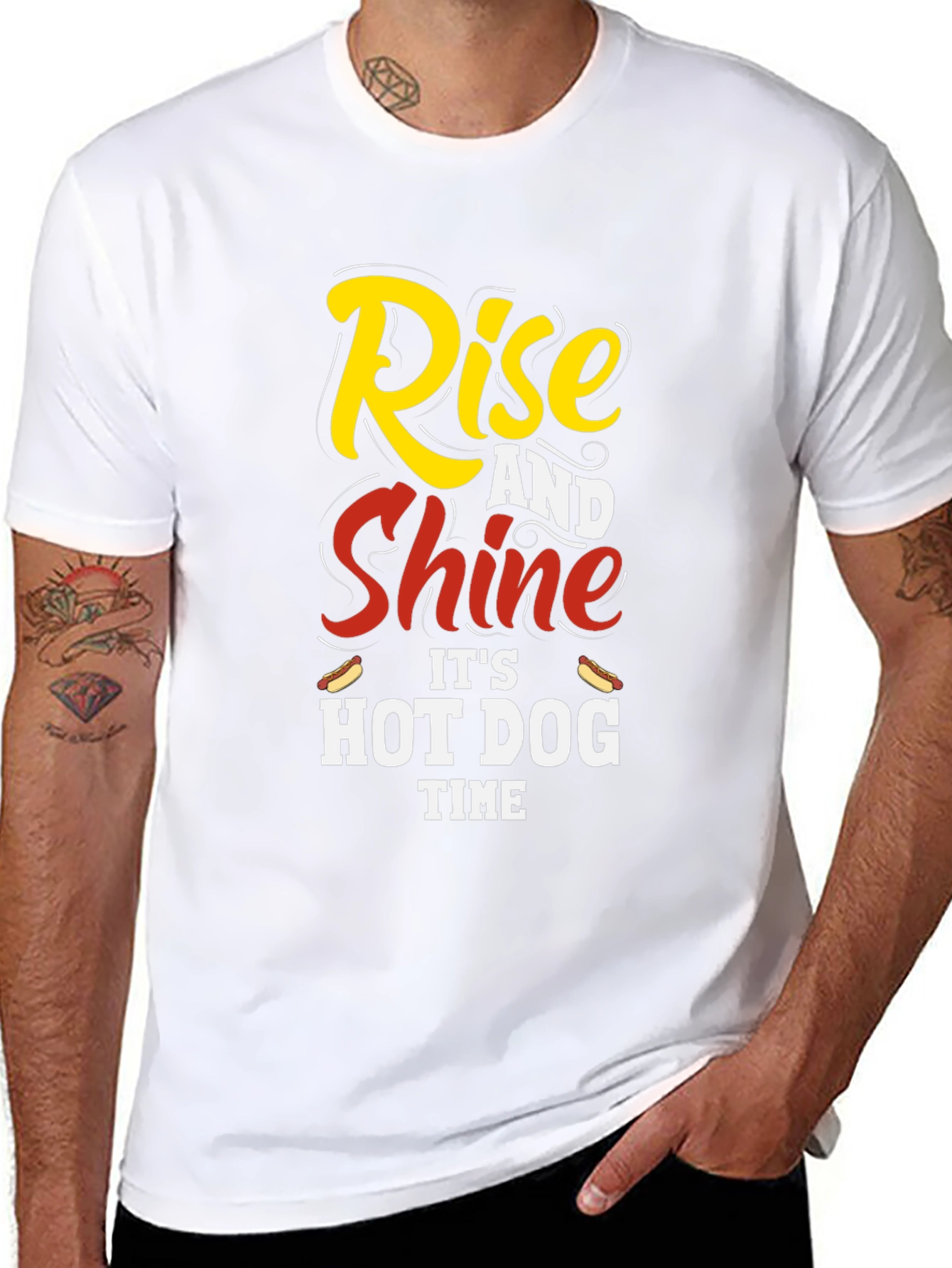 Rise and Shine Hot Dog T-Shirt