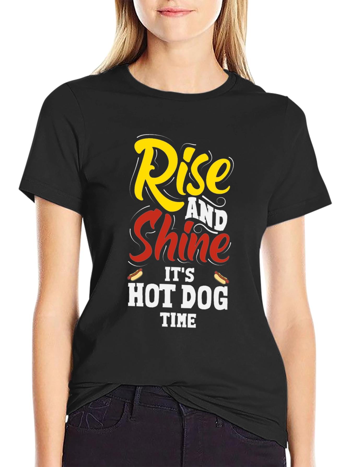Rise and Shine Hot Dog T-Shirt