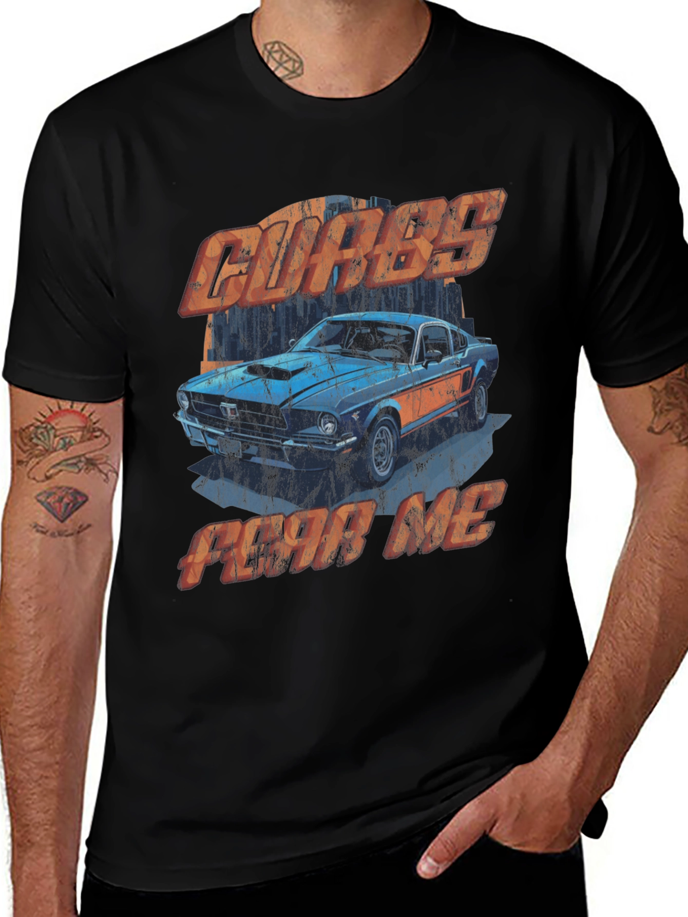 Curbs Fear Me T-Shirt - Classic Car Graphic Tee