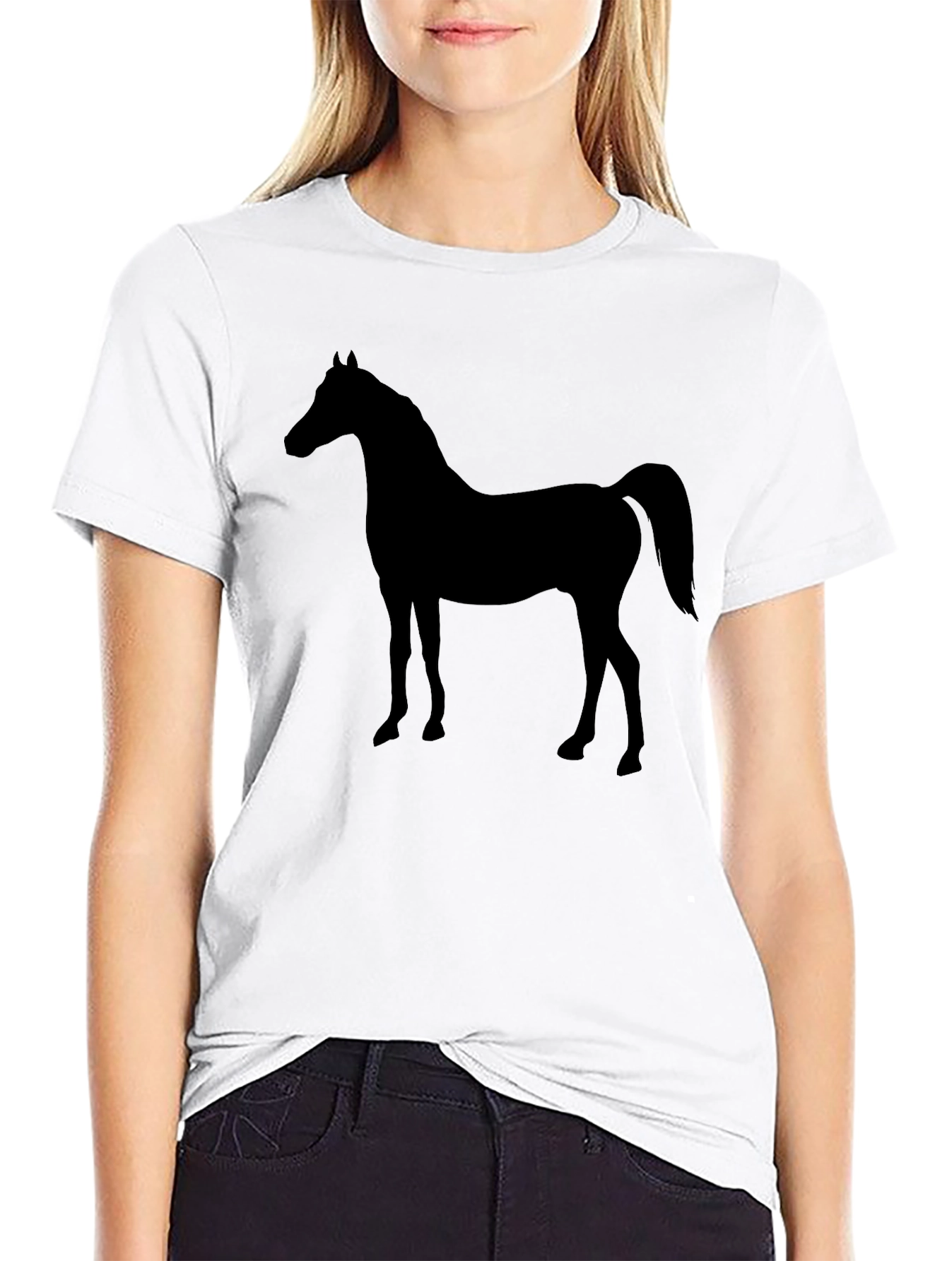 Black Horse Silhouette Tee