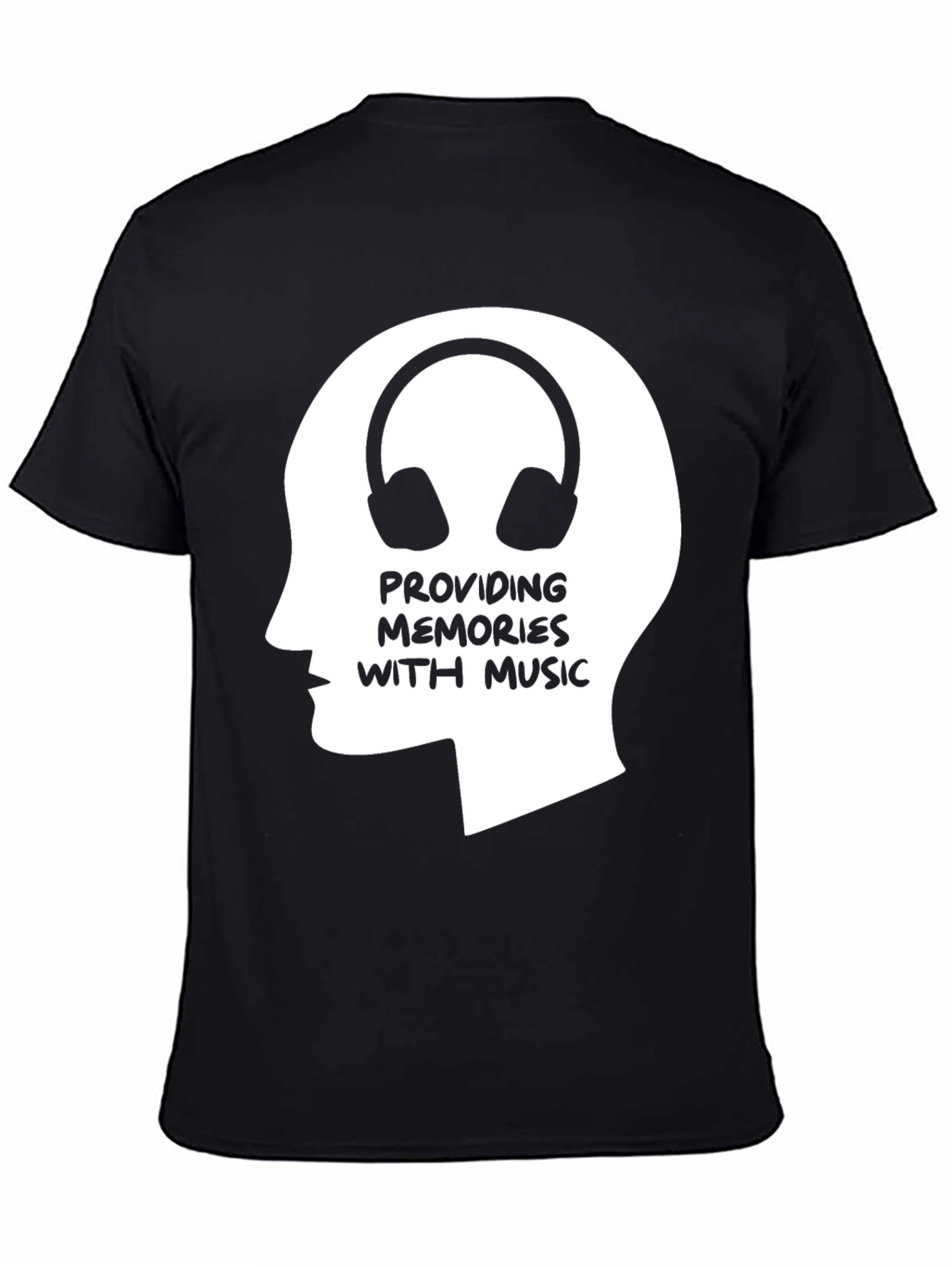 Music Memories Black Graphic Tee