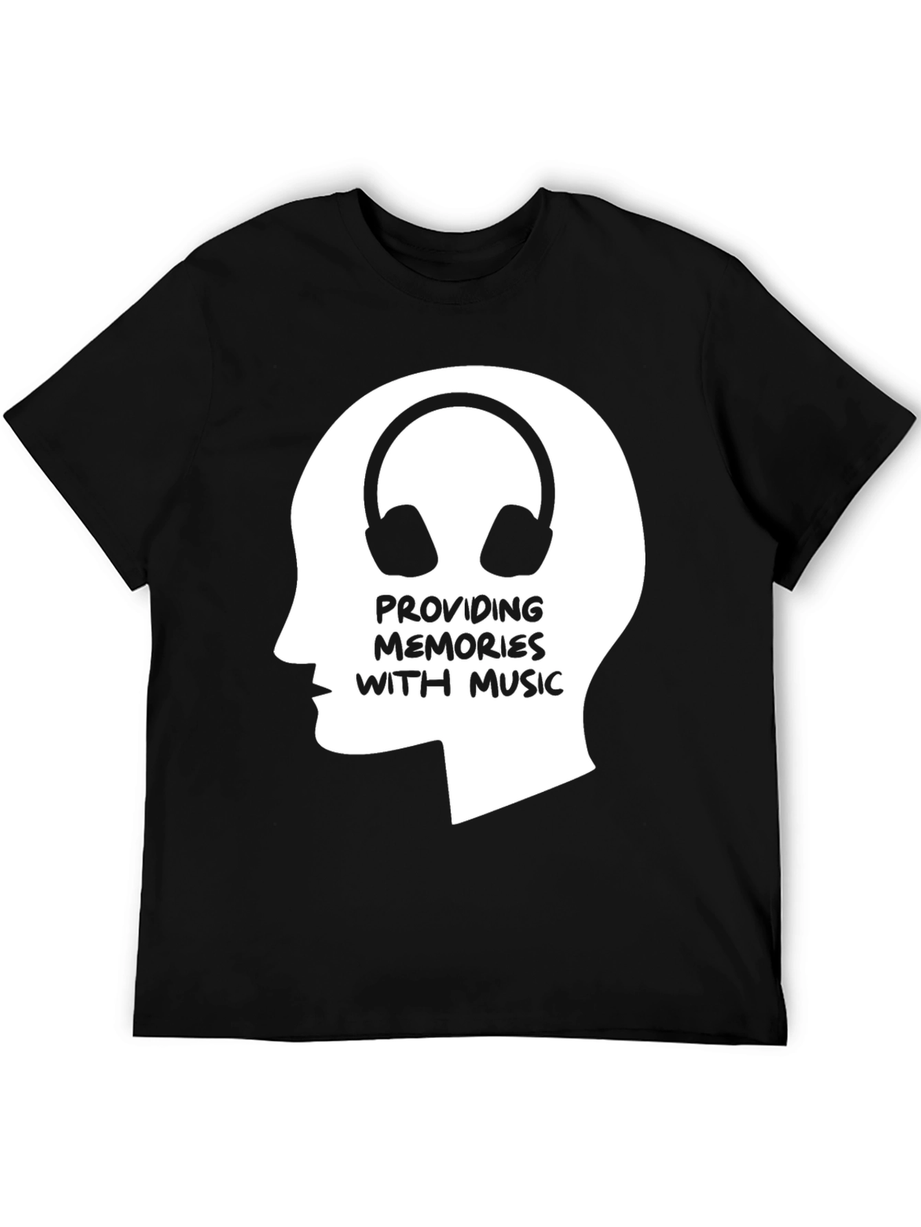 Music Memories Black Graphic Tee