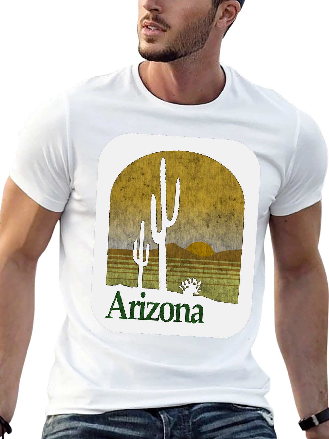 Arizona Cactus T-Shirt - Desert Landscape Tee