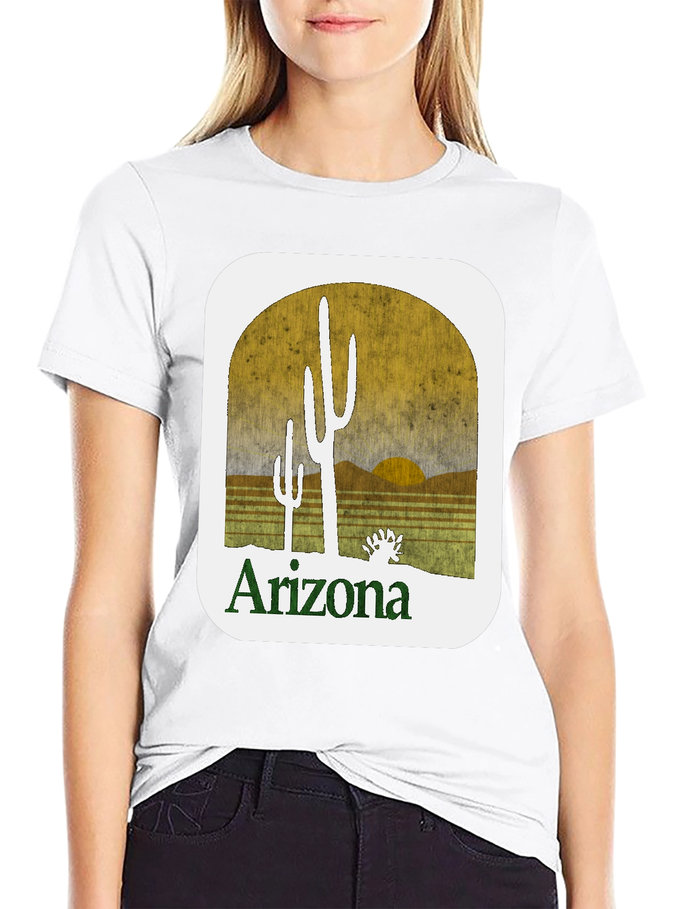 Arizona Cactus T-Shirt - Desert Landscape Tee