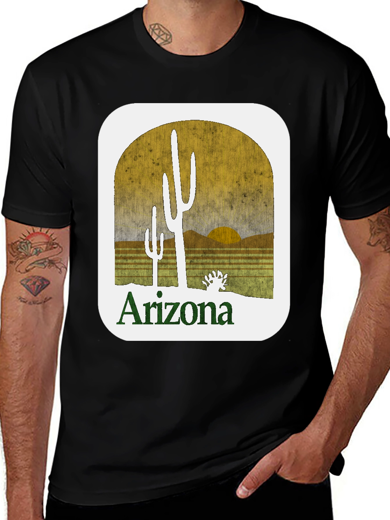 Arizona Cactus T-Shirt - Desert Landscape Tee
