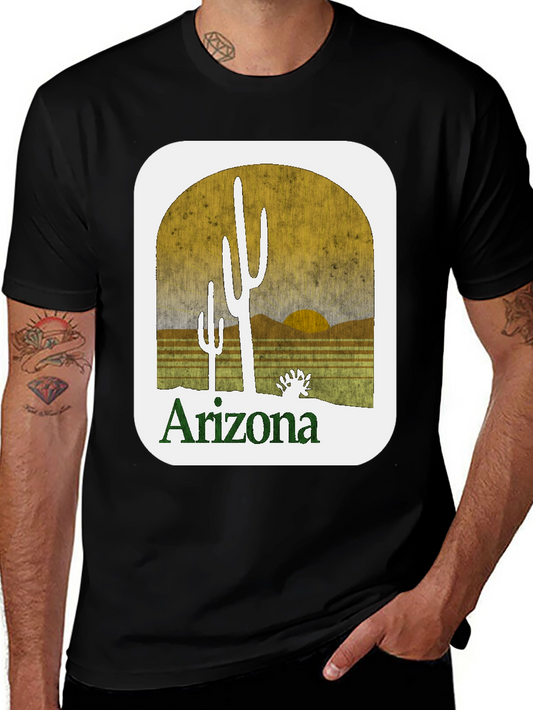 Arizona Cactus T-Shirt - Desert Landscape Tee