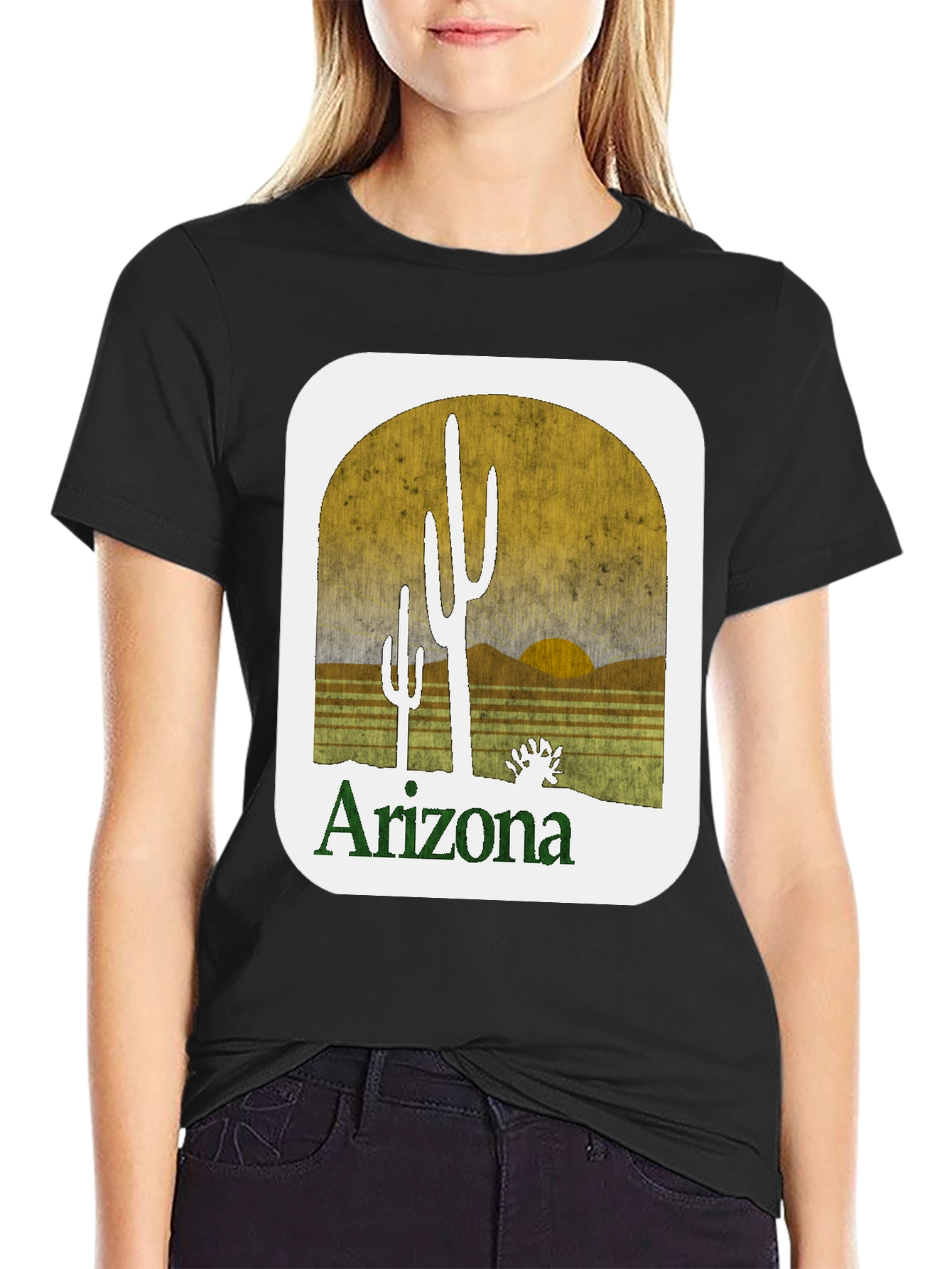Arizona Cactus T-Shirt - Desert Landscape Tee