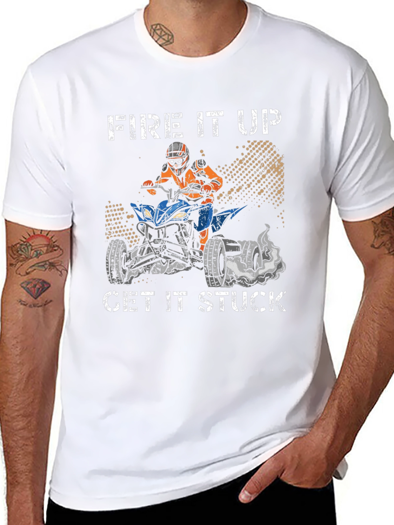 Fire It Up ATV Graphic T-Shirt