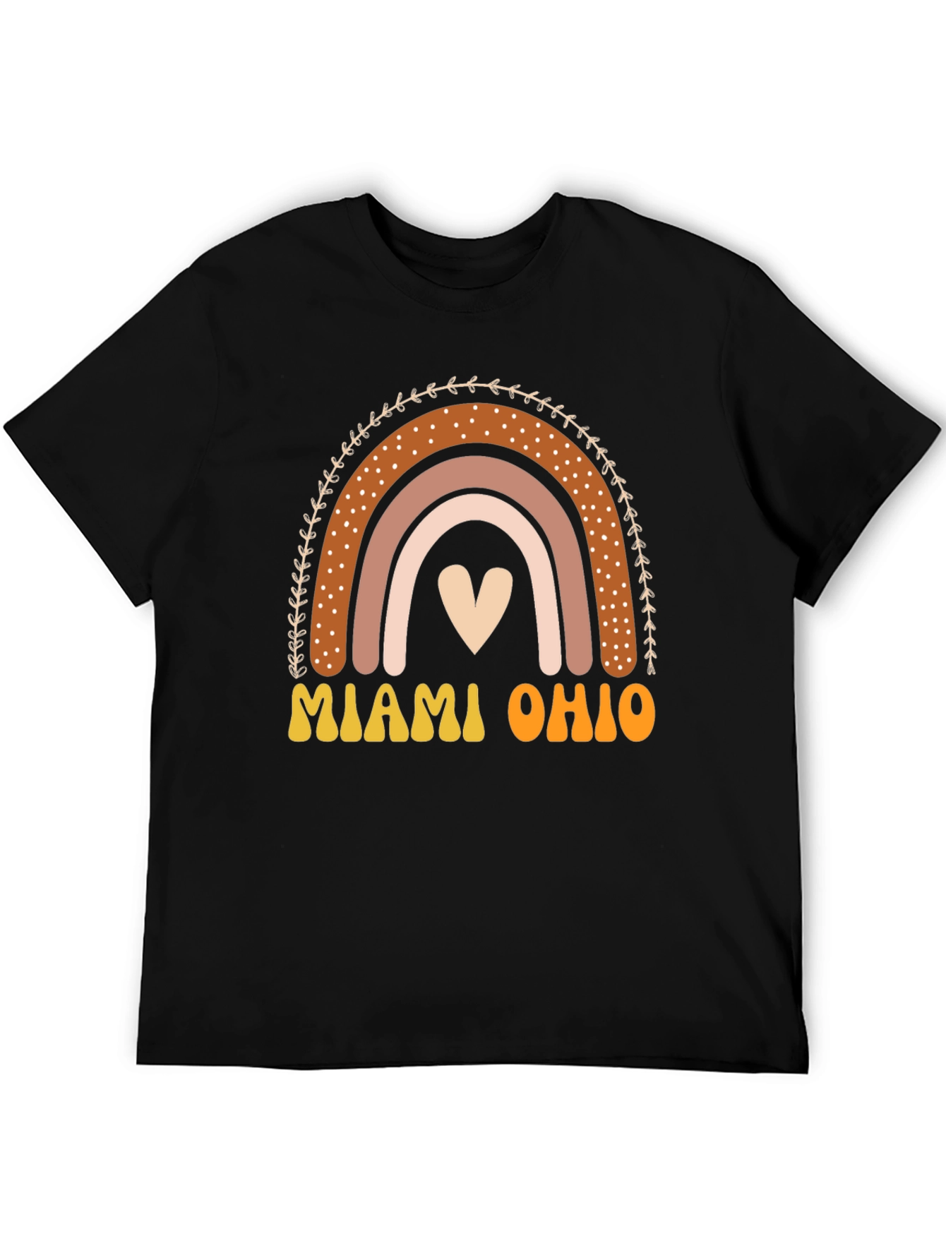 Miami Ohio Rainbow Graphic T-Shirt
