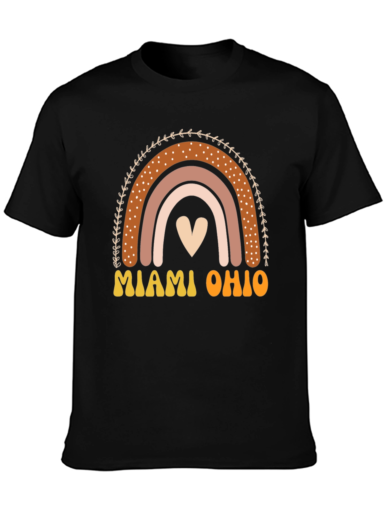 Miami Ohio Rainbow Graphic T-Shirt