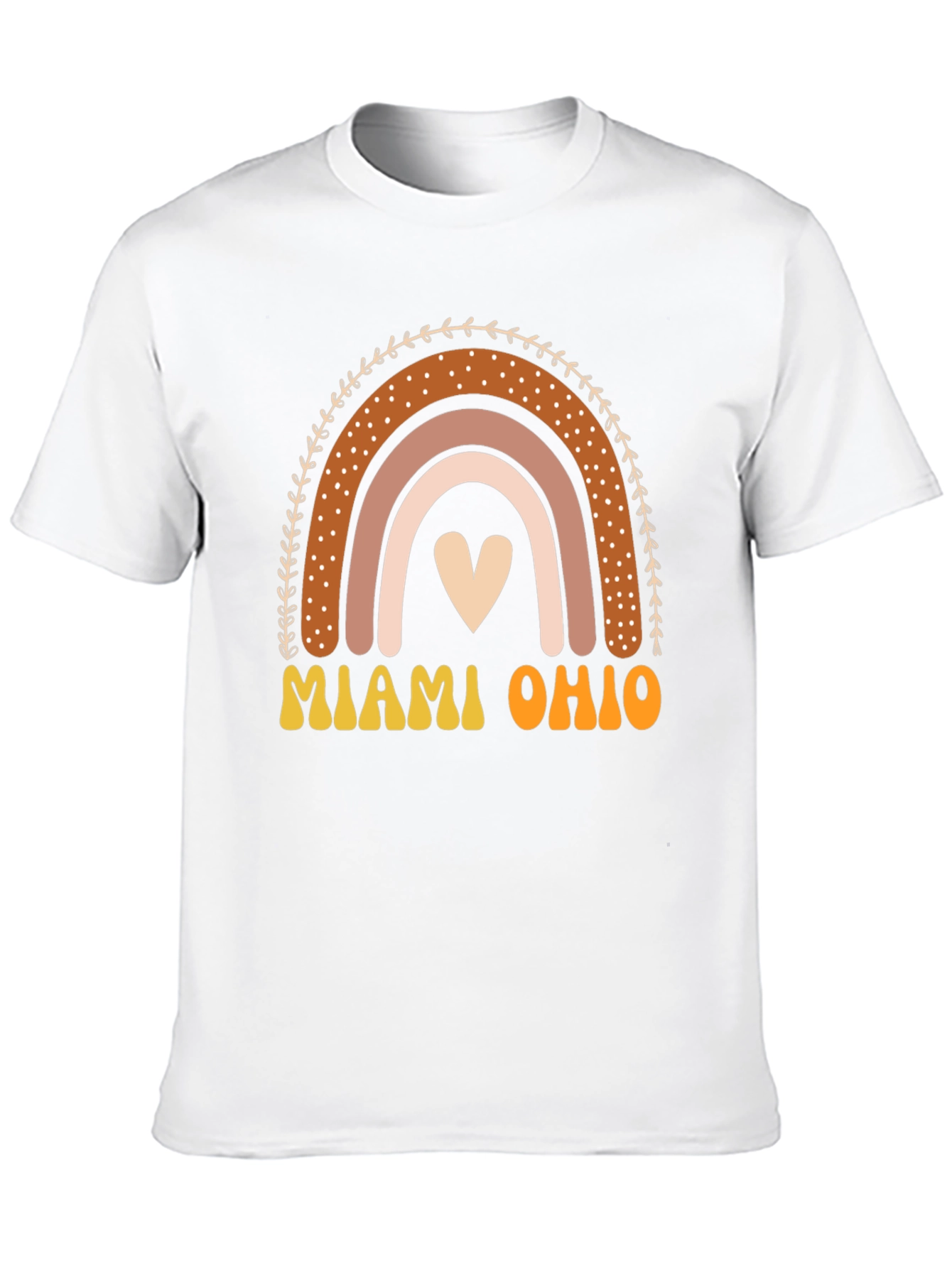 Miami Ohio Rainbow Graphic T-Shirt