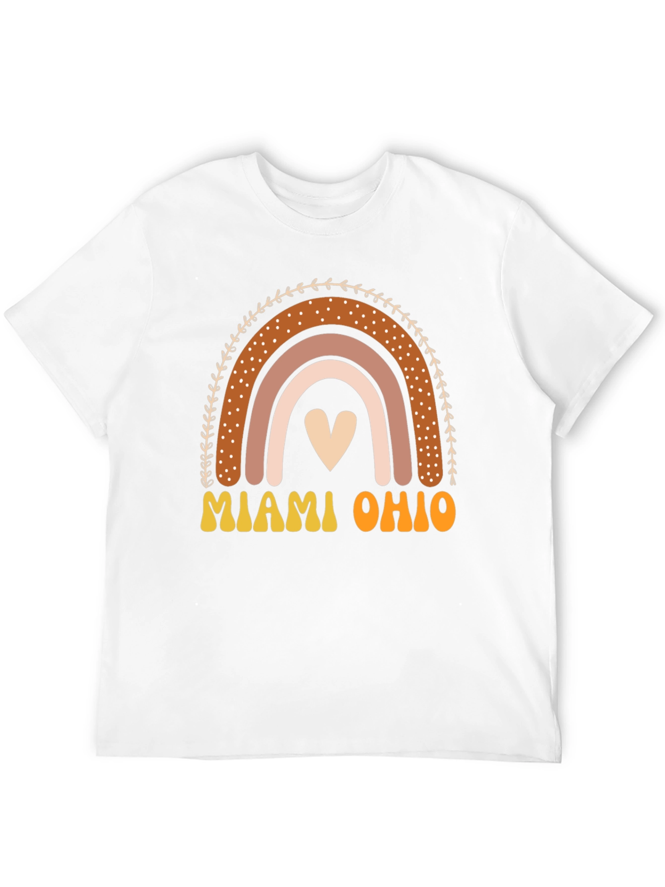 Miami Ohio Rainbow Graphic T-Shirt