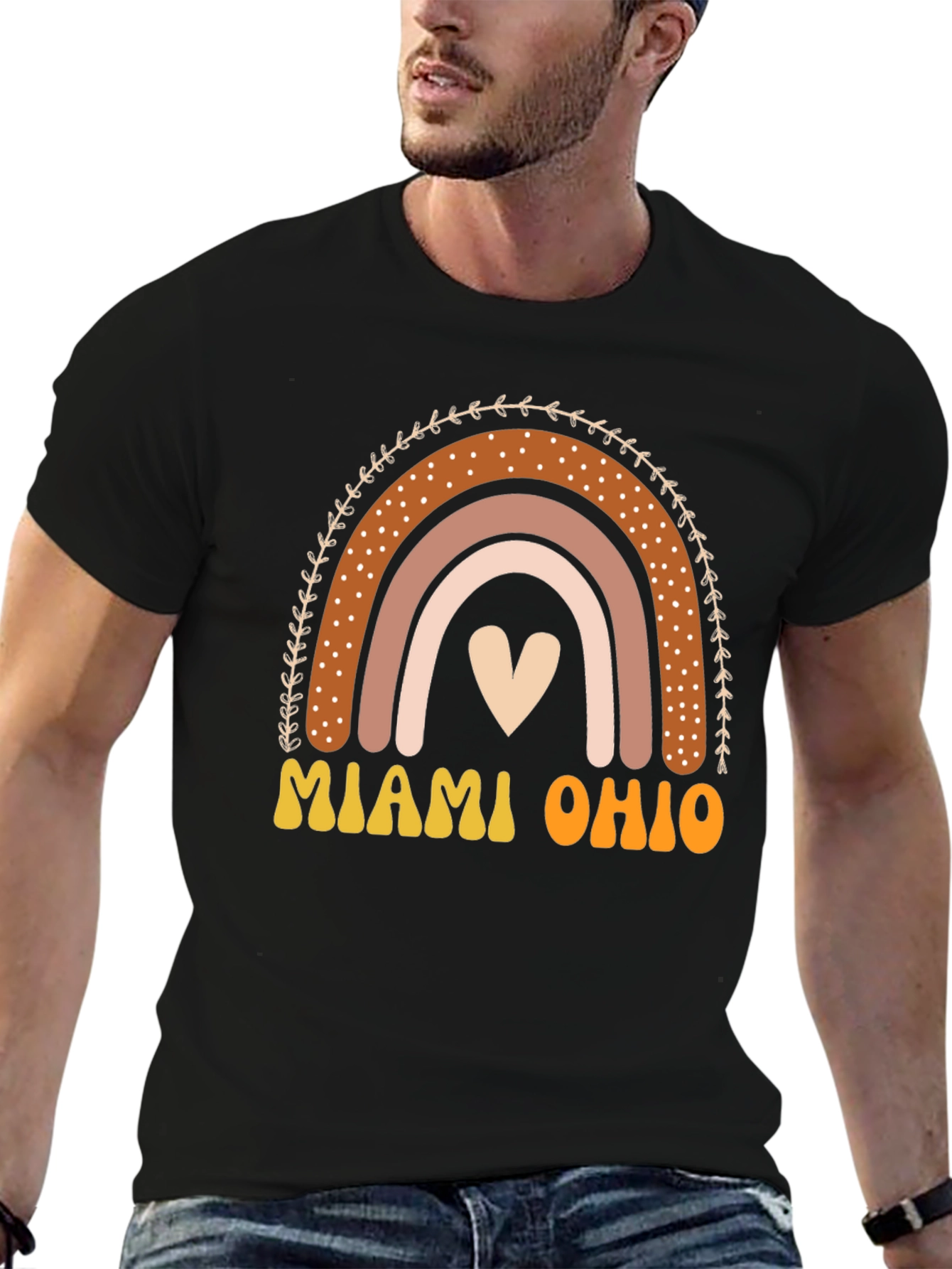 Miami Ohio Rainbow Graphic T-Shirt