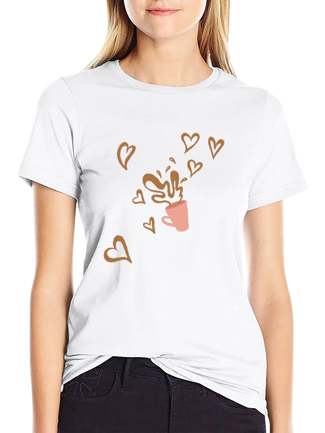 Coffee Love T-Shirt - Black Graphic Tee