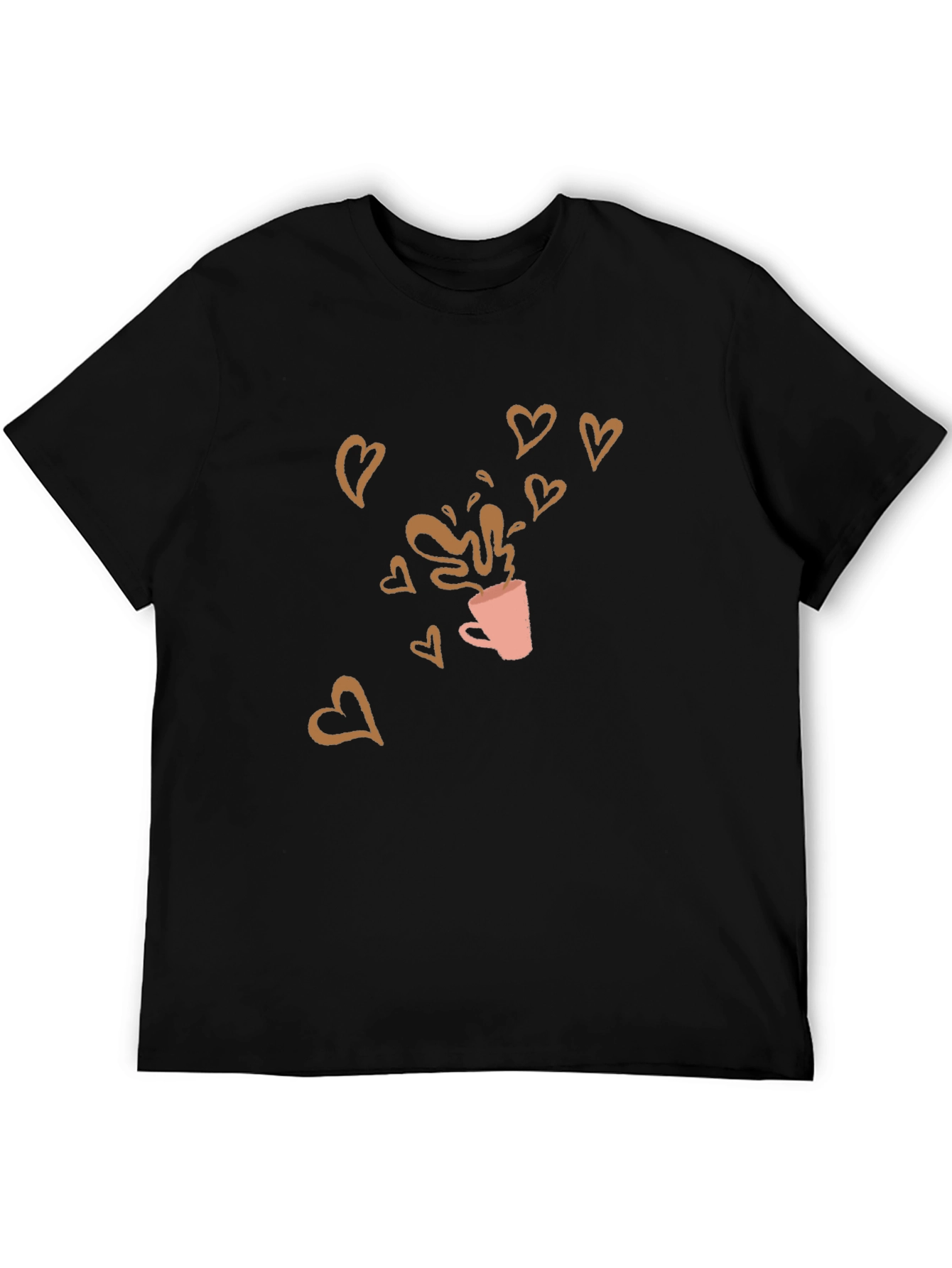 Coffee Love T-Shirt - Black Graphic Tee