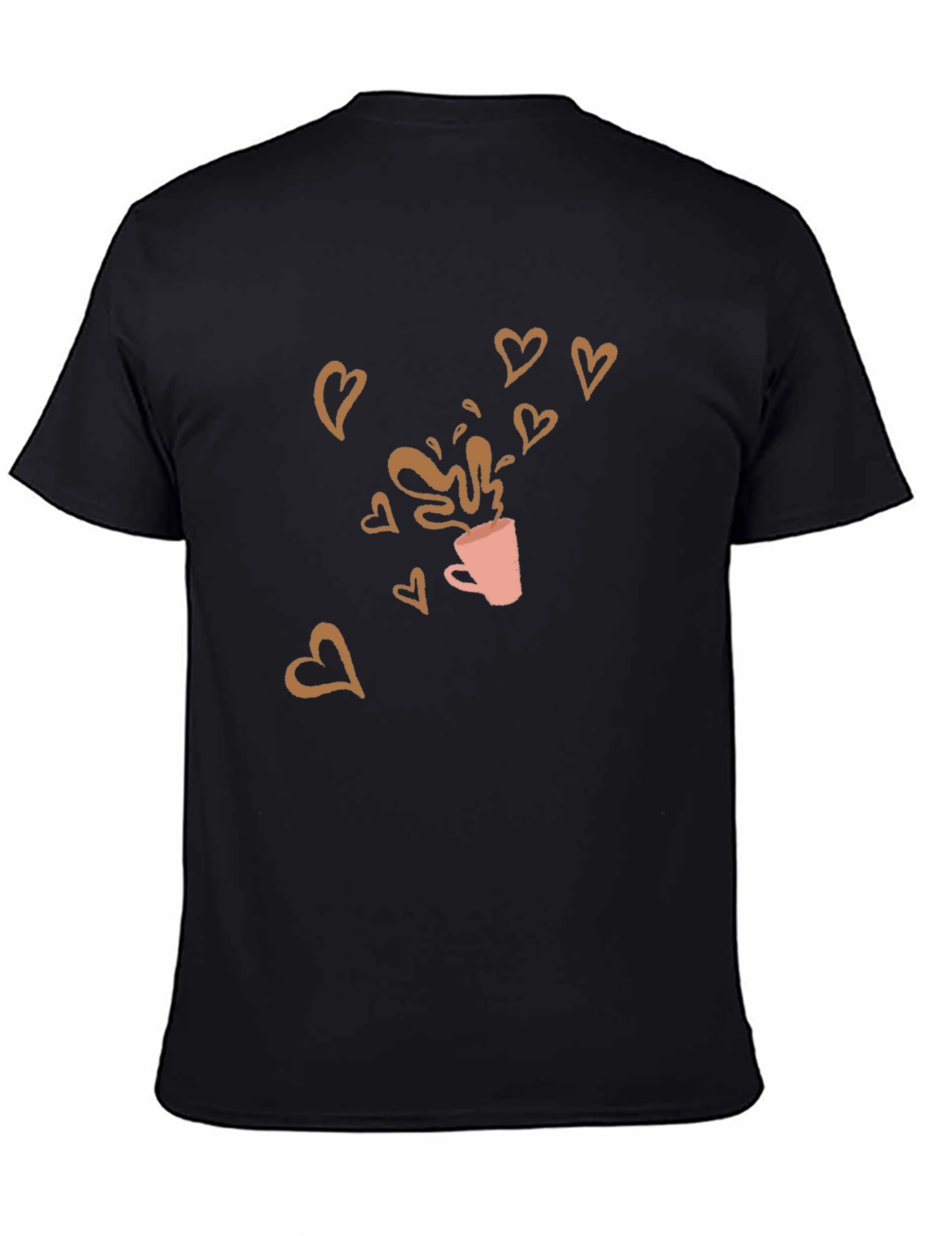 Coffee Love T-Shirt - Black Graphic Tee