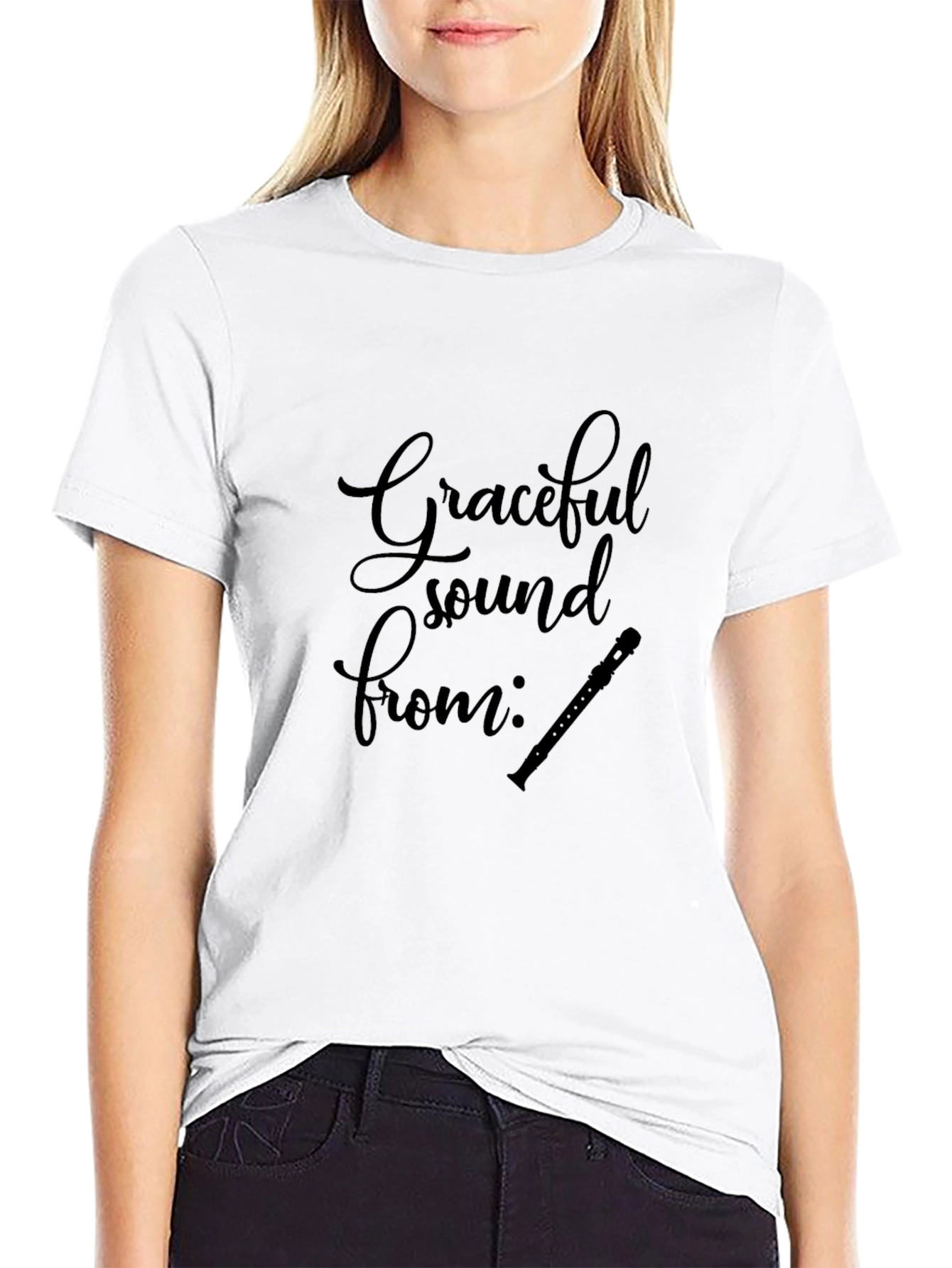 Graceful Sound From Flute T-Shirt