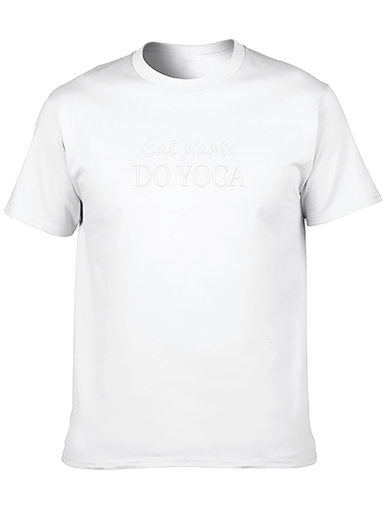 Eat Plants Do Yoga T-Shirt - Vegan Lifestyle Tee