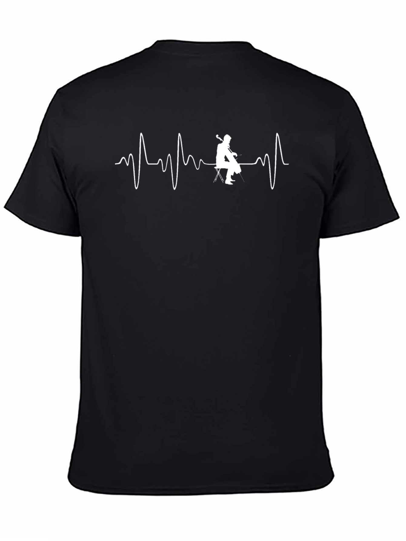 Cello Heartbeat T-Shirt - Musician Gift