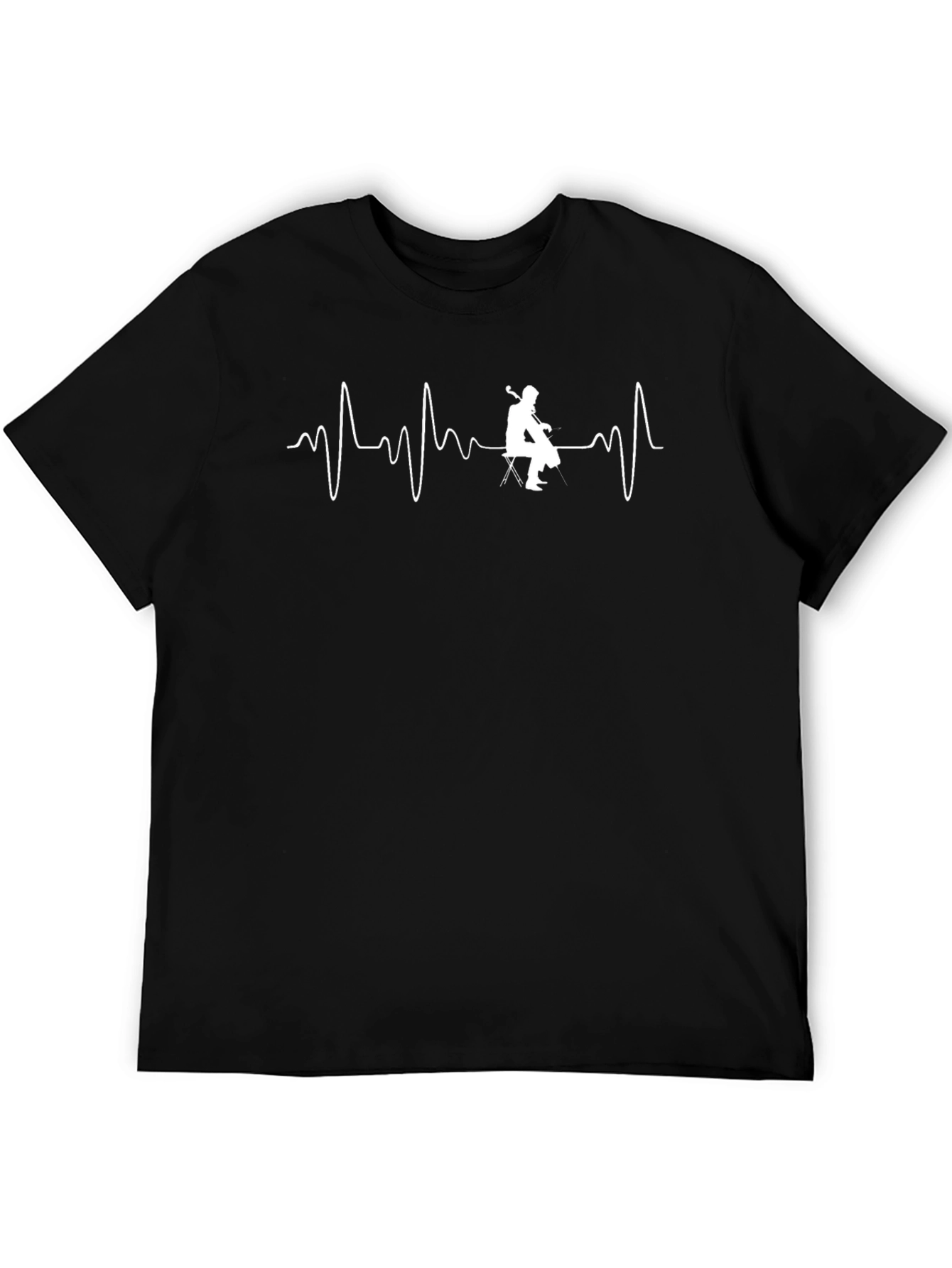 Cello Heartbeat T-Shirt - Musician Gift