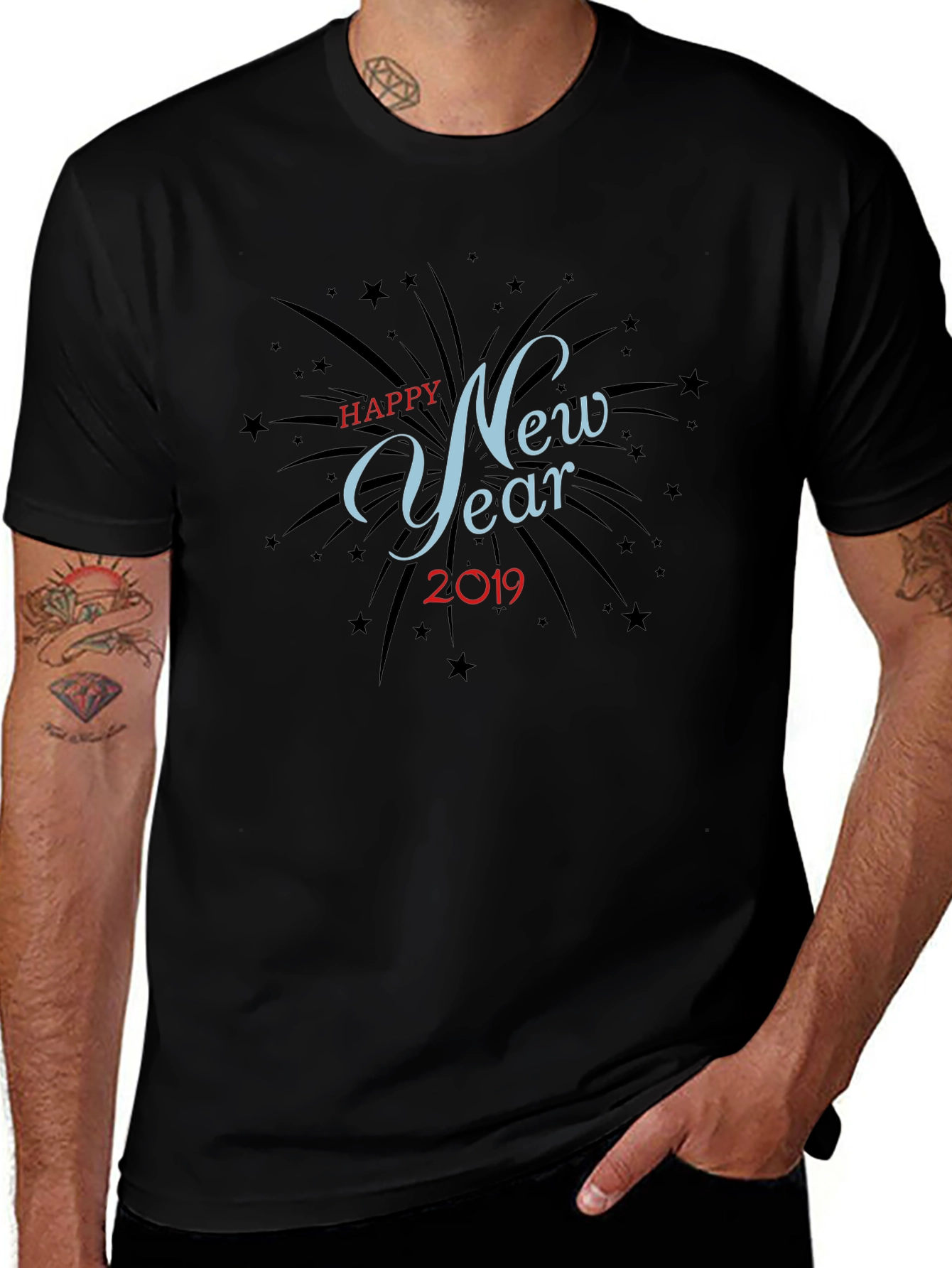 Happy New Year 2019 Graphic T-Shirt
