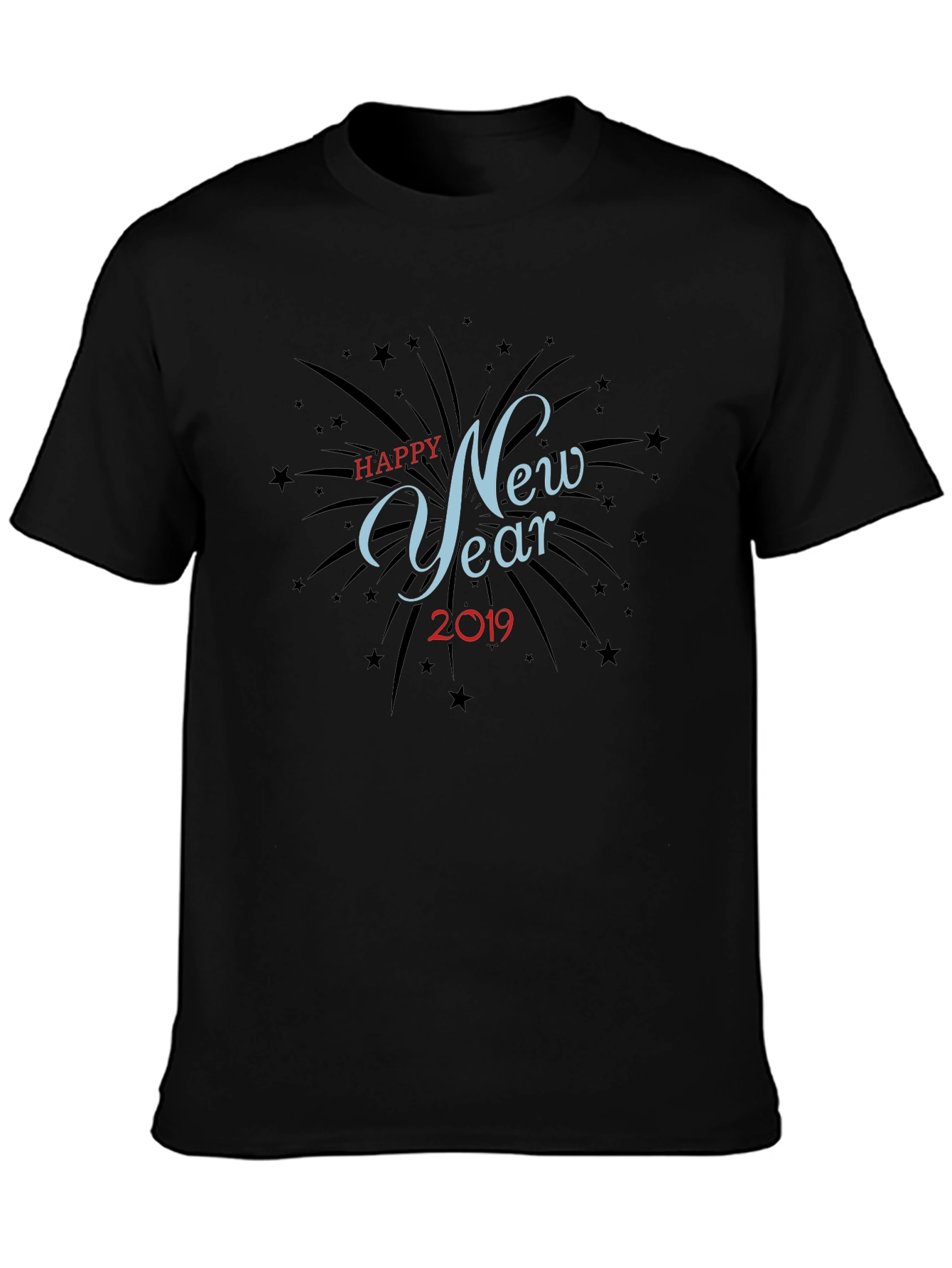 Happy New Year 2019 Graphic T-Shirt