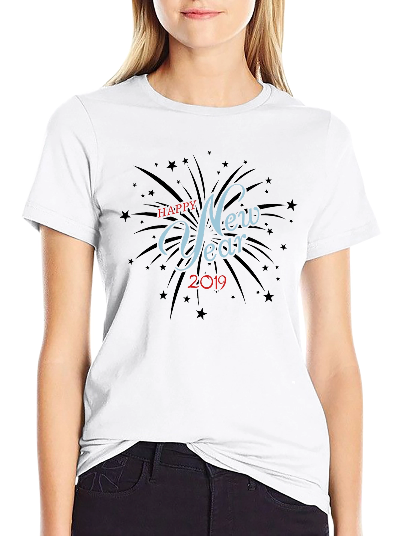 Happy New Year 2019 Graphic T-Shirt