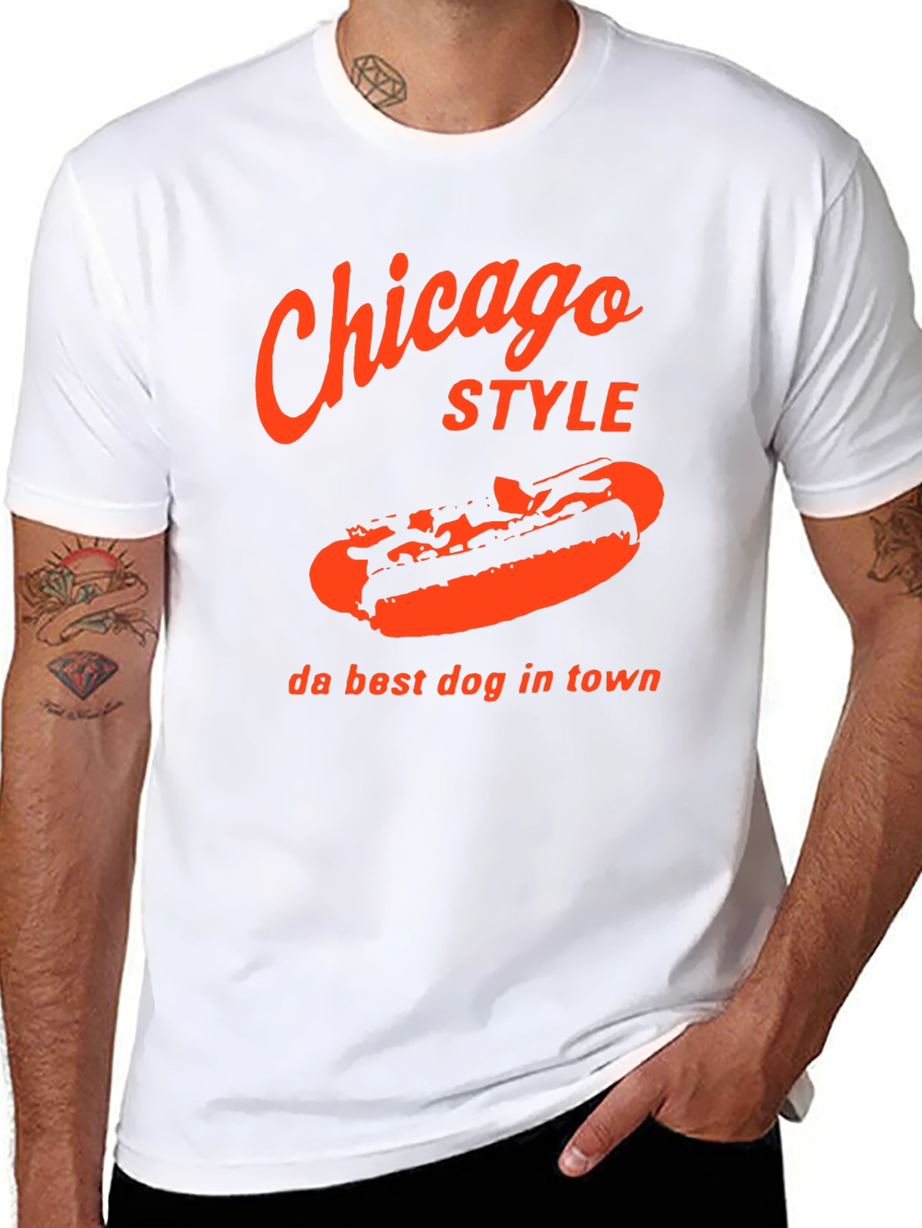 Chicago Style Hot Dog T-Shirt