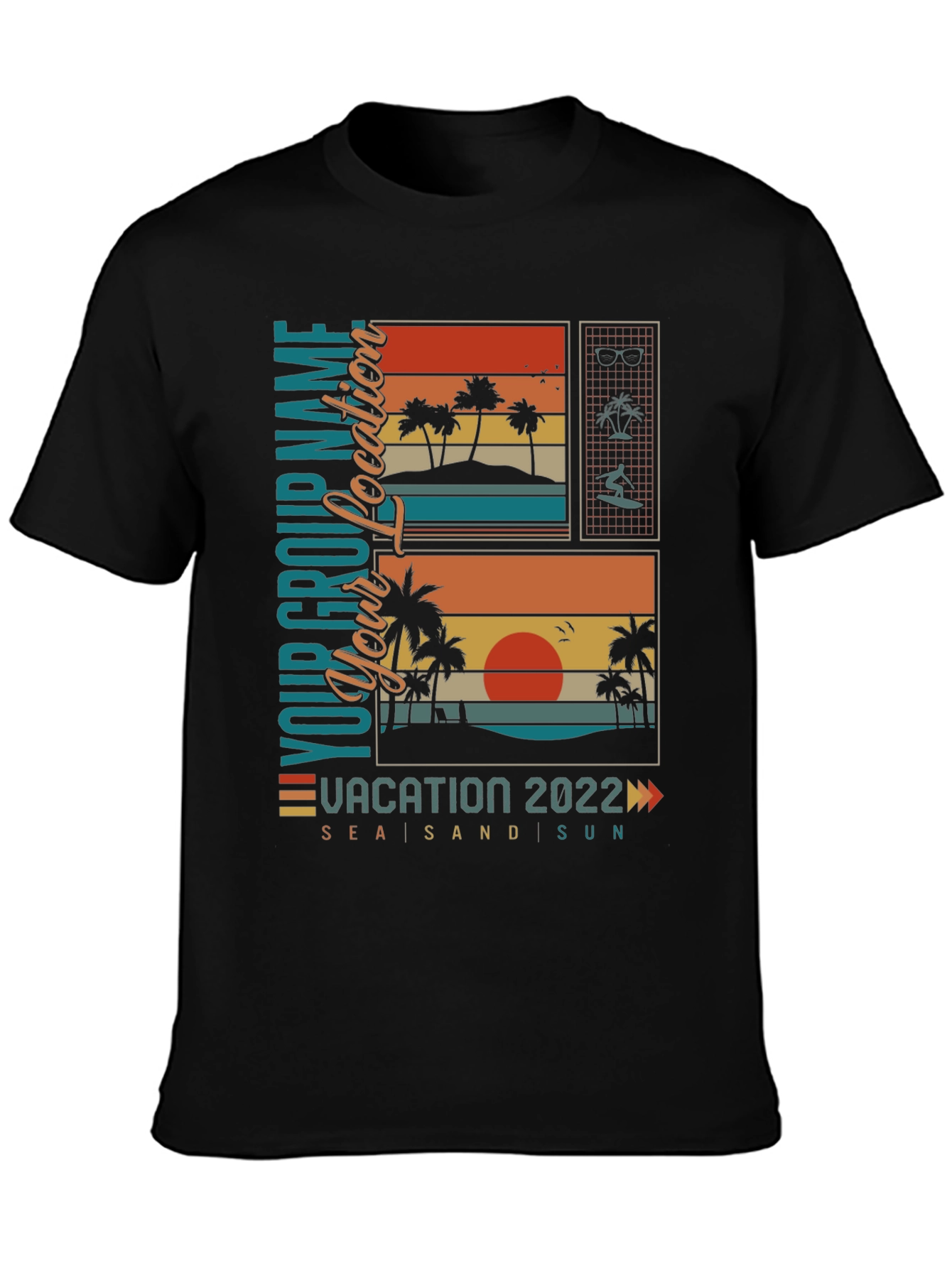 Vacation 2022 Retro Graphic T-Shirt
