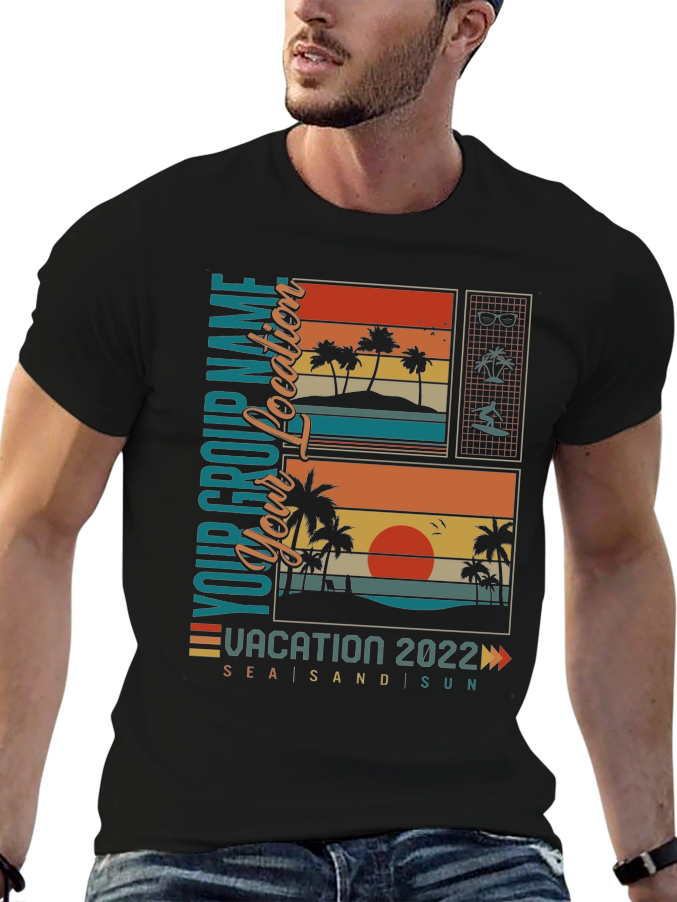 Vacation 2022 Retro Graphic T-Shirt