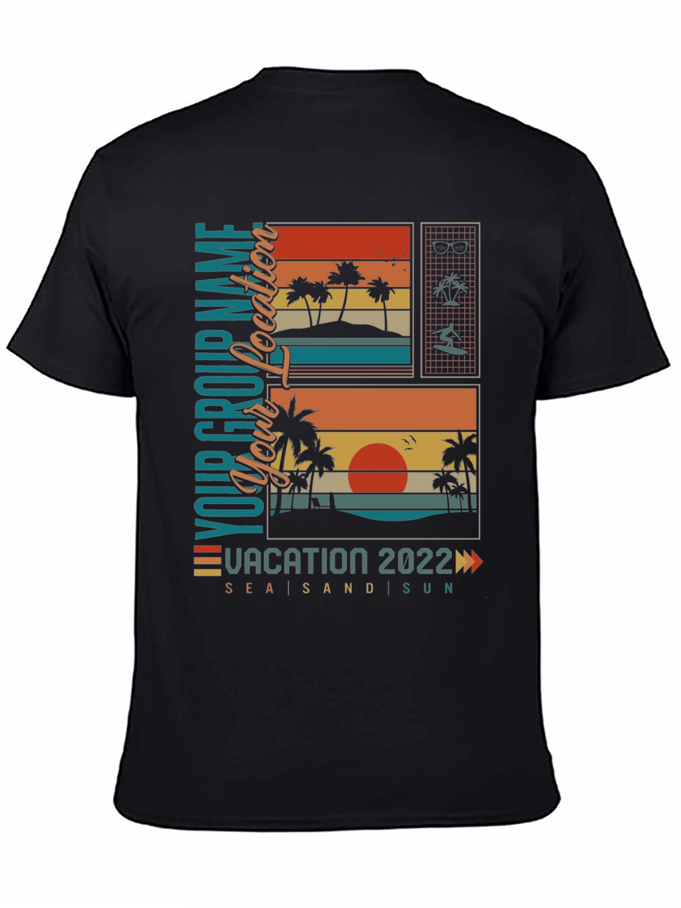 Vacation 2022 Retro Graphic T-Shirt