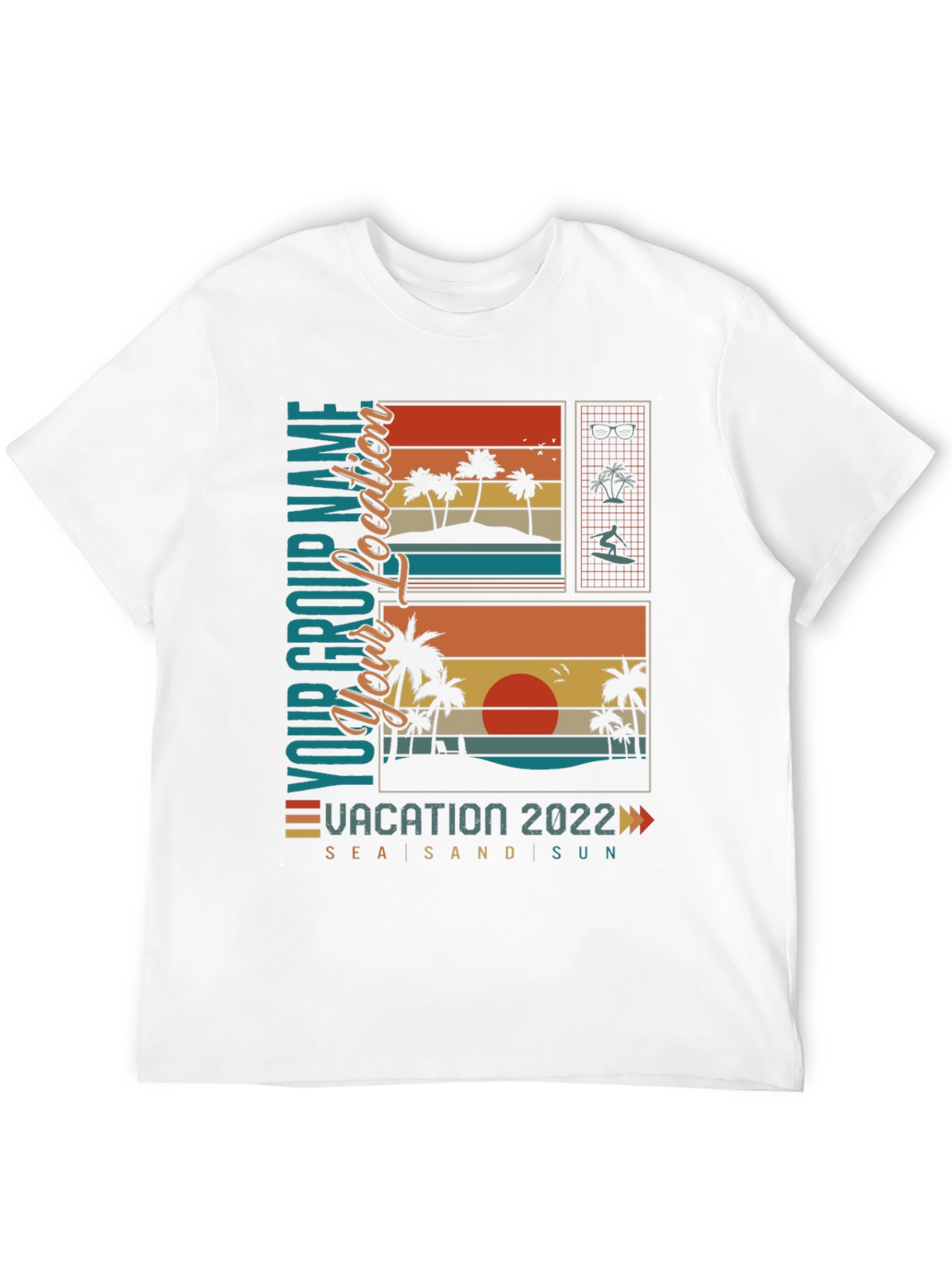 Vacation 2022 Retro Graphic T-Shirt