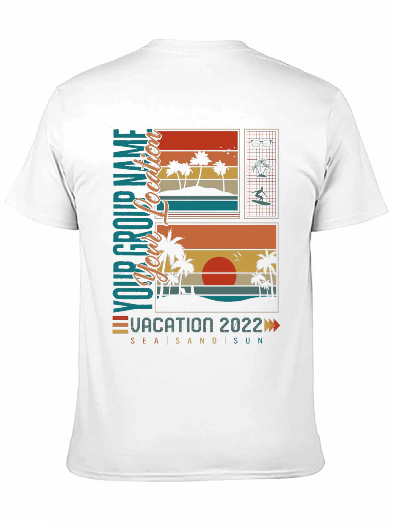 Vacation 2022 Retro Graphic T-Shirt