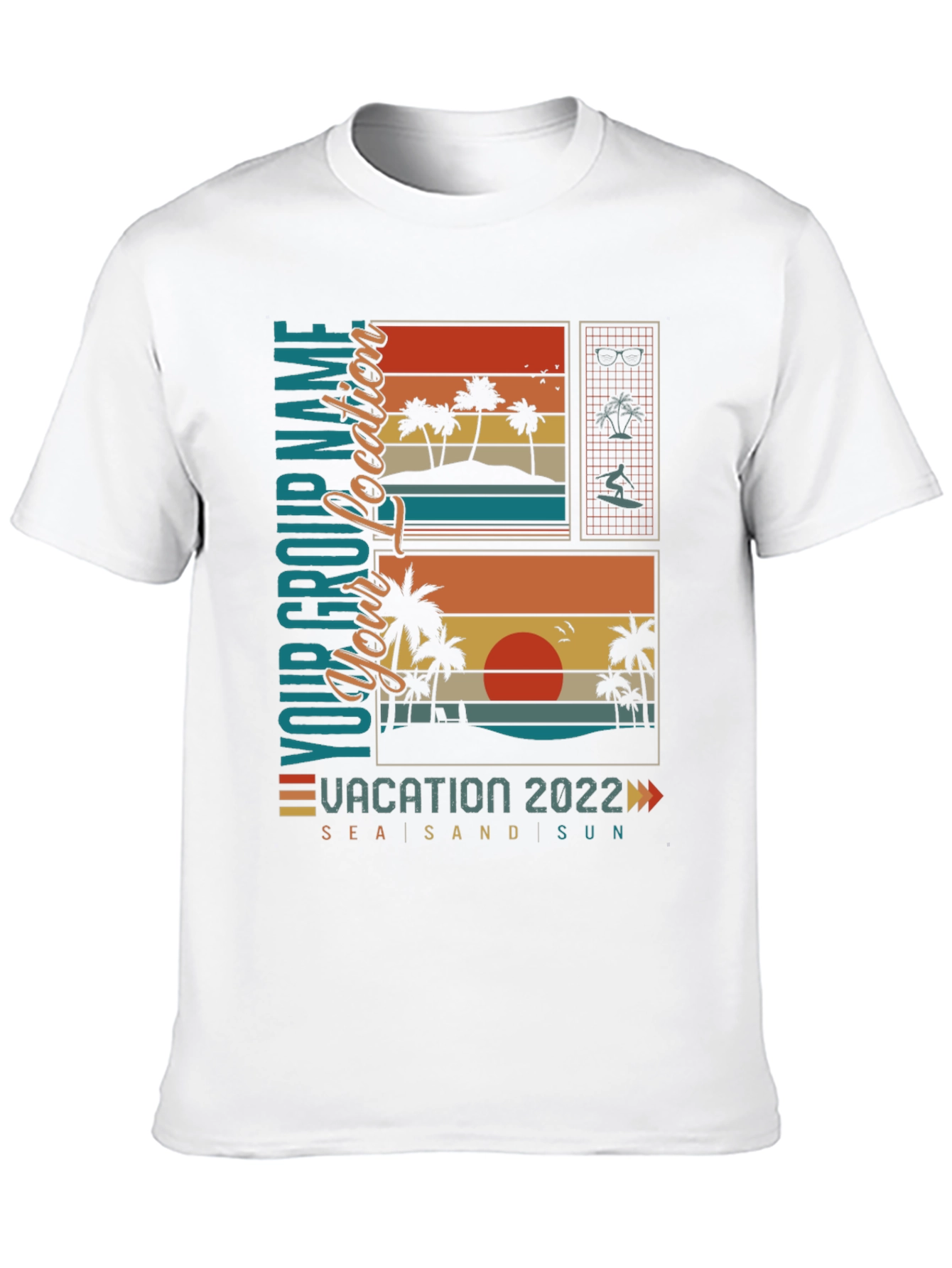 Vacation 2022 Retro Graphic T-Shirt