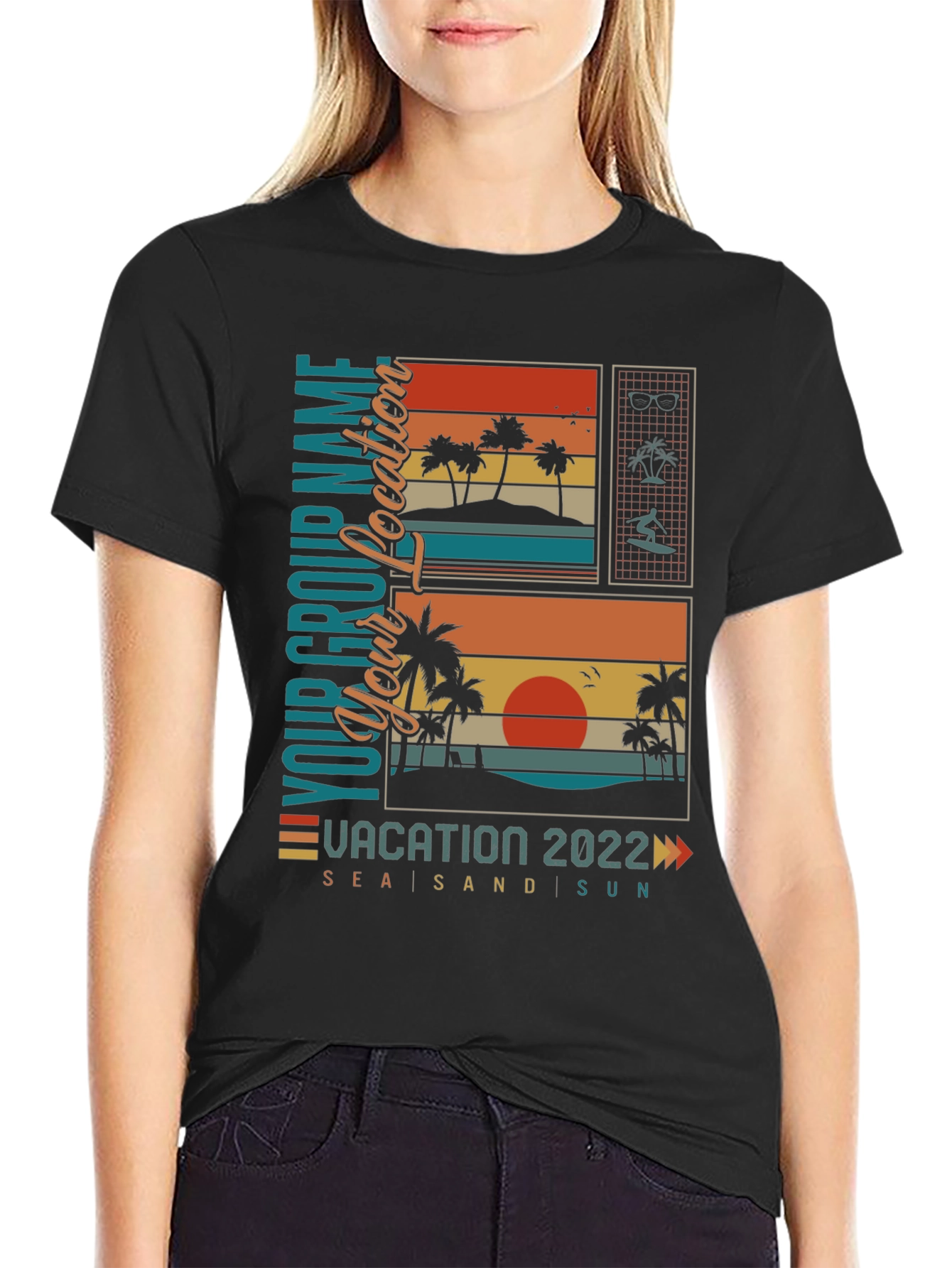 Vacation 2022 Retro Graphic T-Shirt