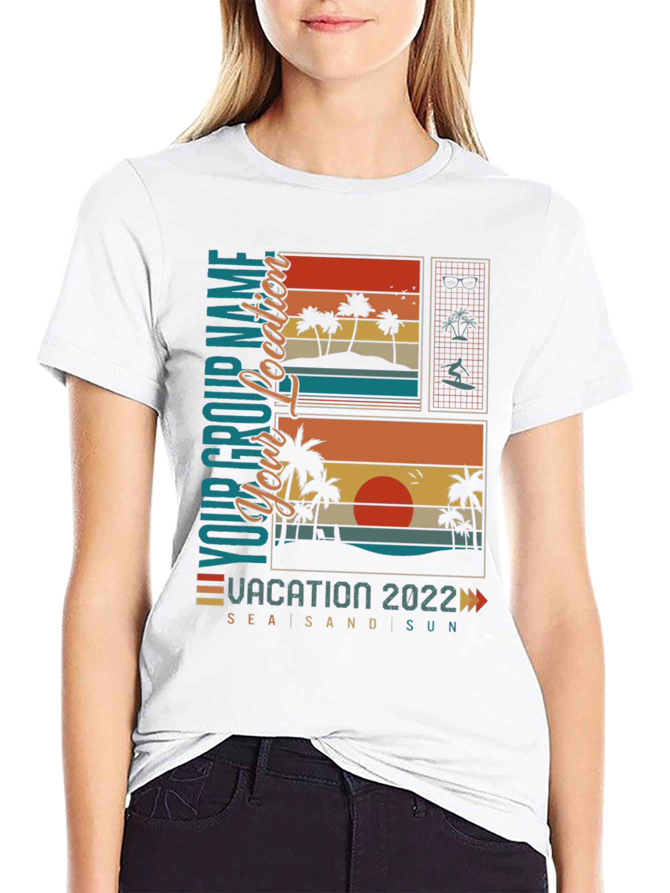 Vacation 2022 Retro Graphic T-Shirt
