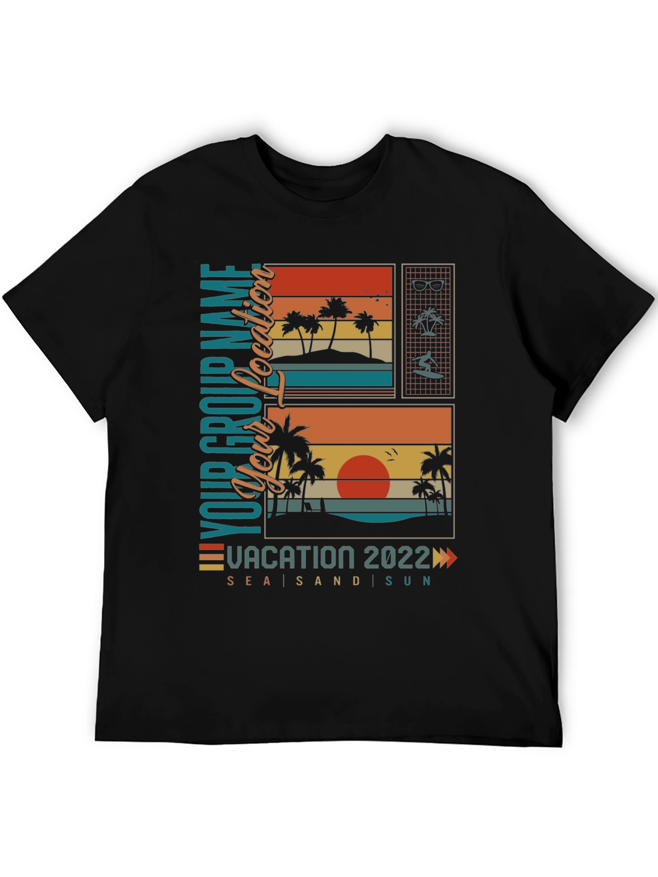 Vacation 2022 Retro Graphic T-Shirt
