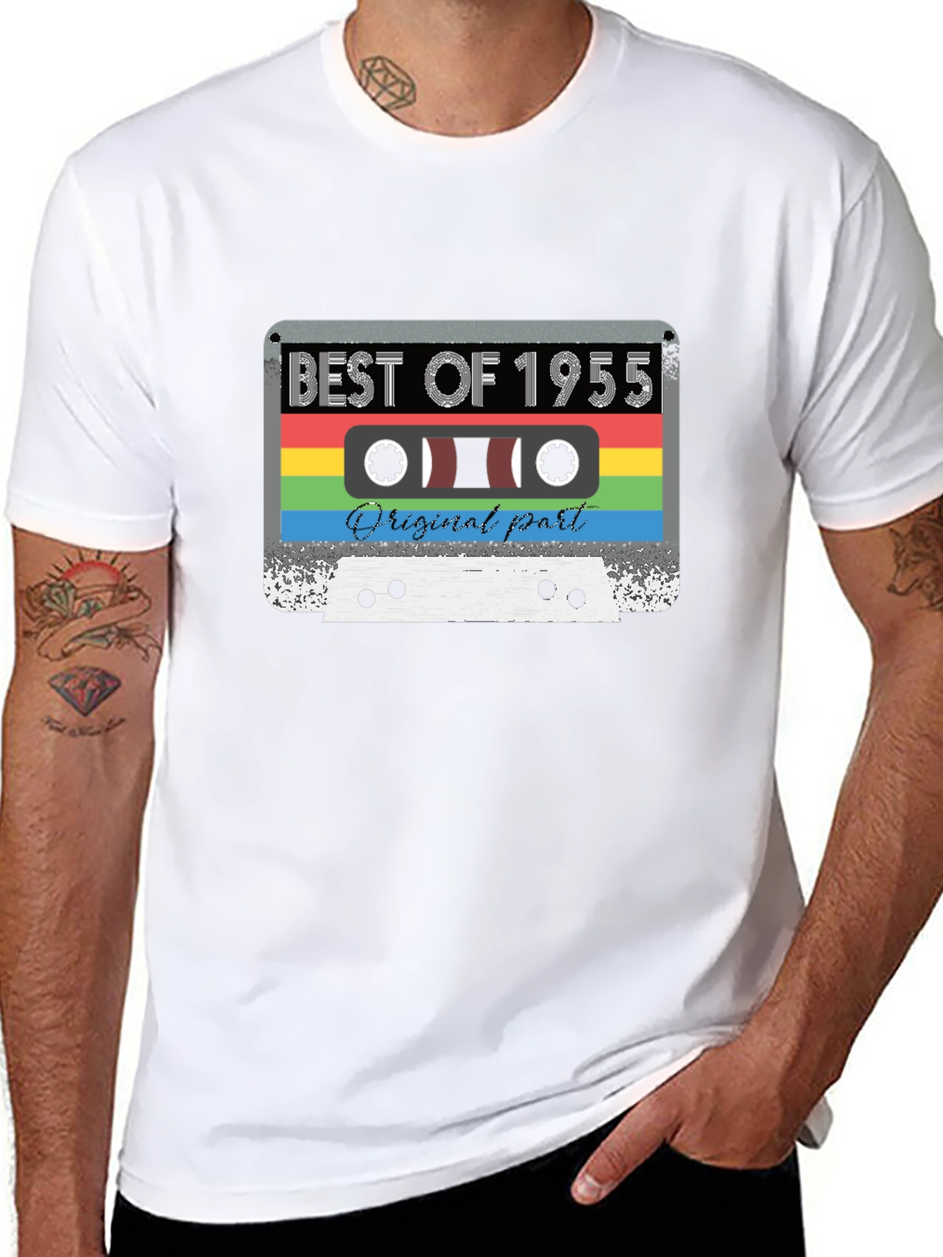 Best of 1955 Retro Cassette T-Shirt