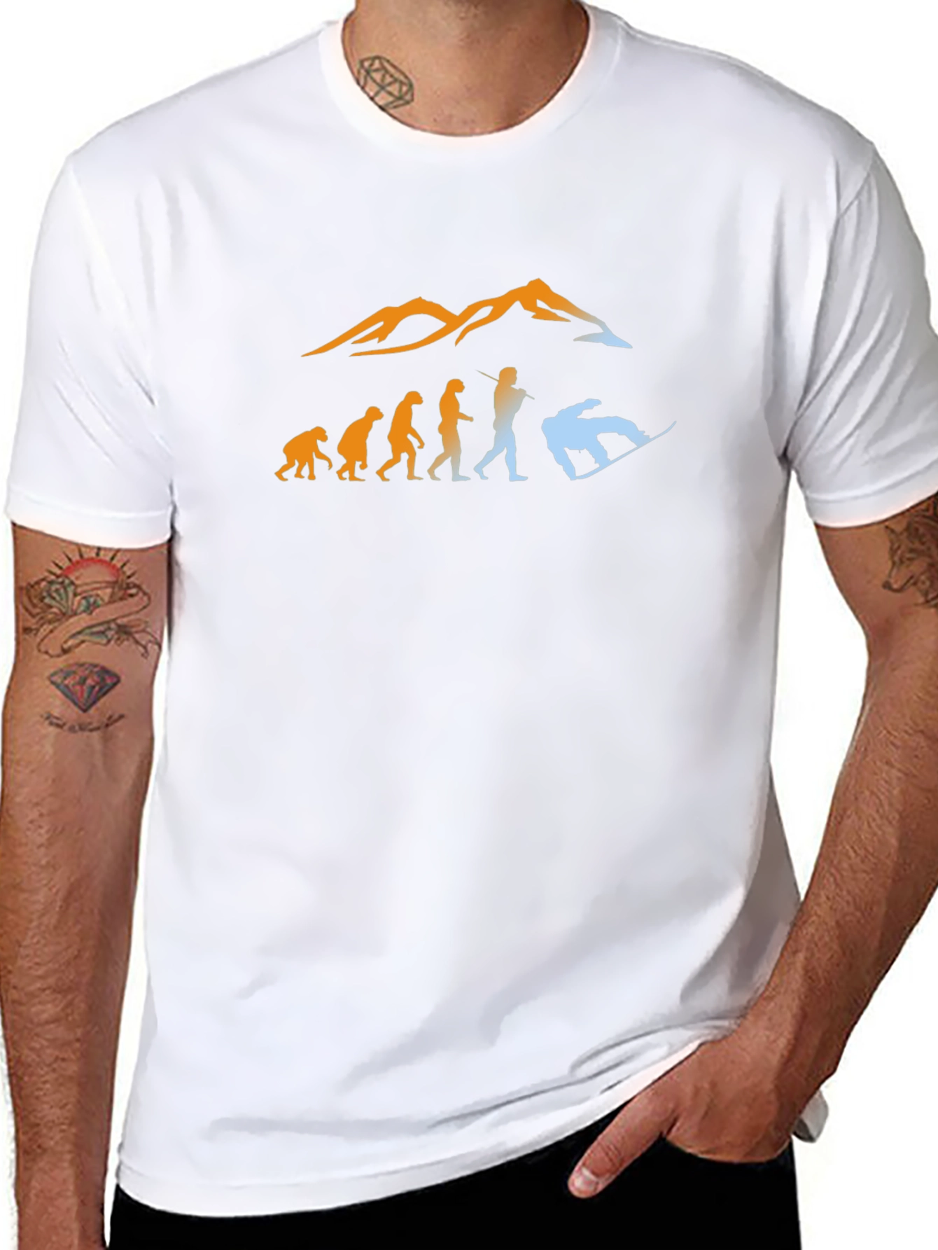 Snowboard Evolution Graphic T-Shirt