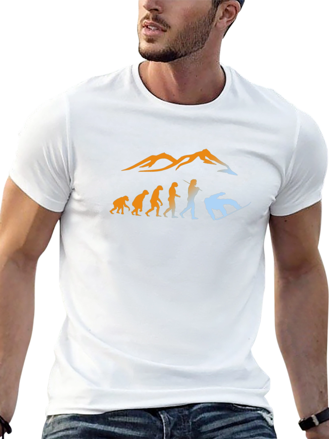 Snowboard Evolution Graphic T-Shirt