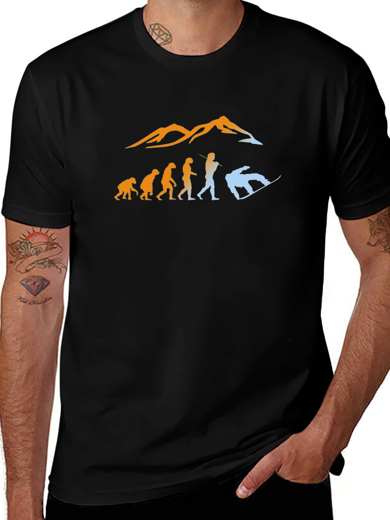 Snowboard Evolution Graphic T-Shirt