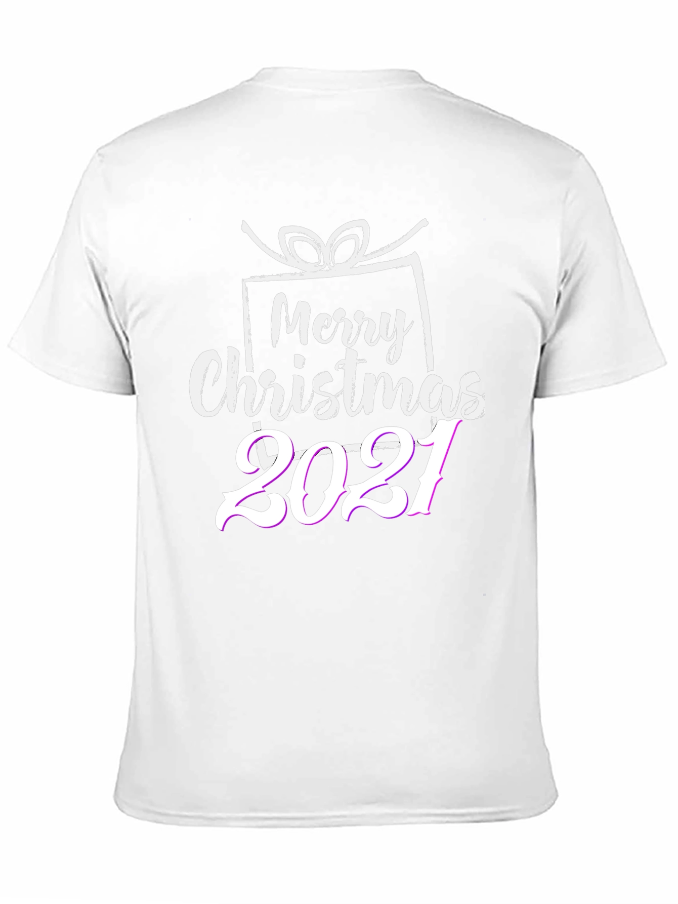 Merry Christmas 2021 Black T-Shirt