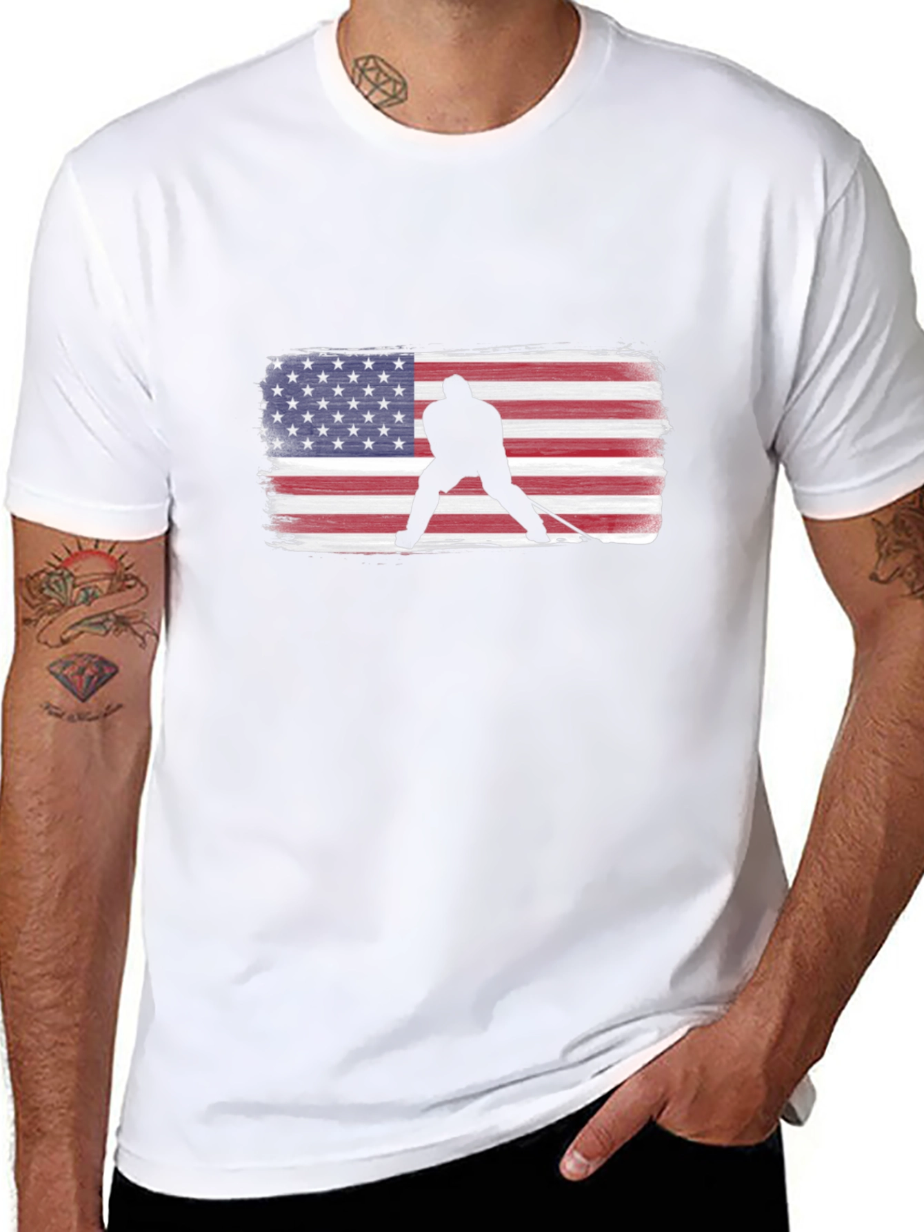 USA Hockey Flag T-Shirt